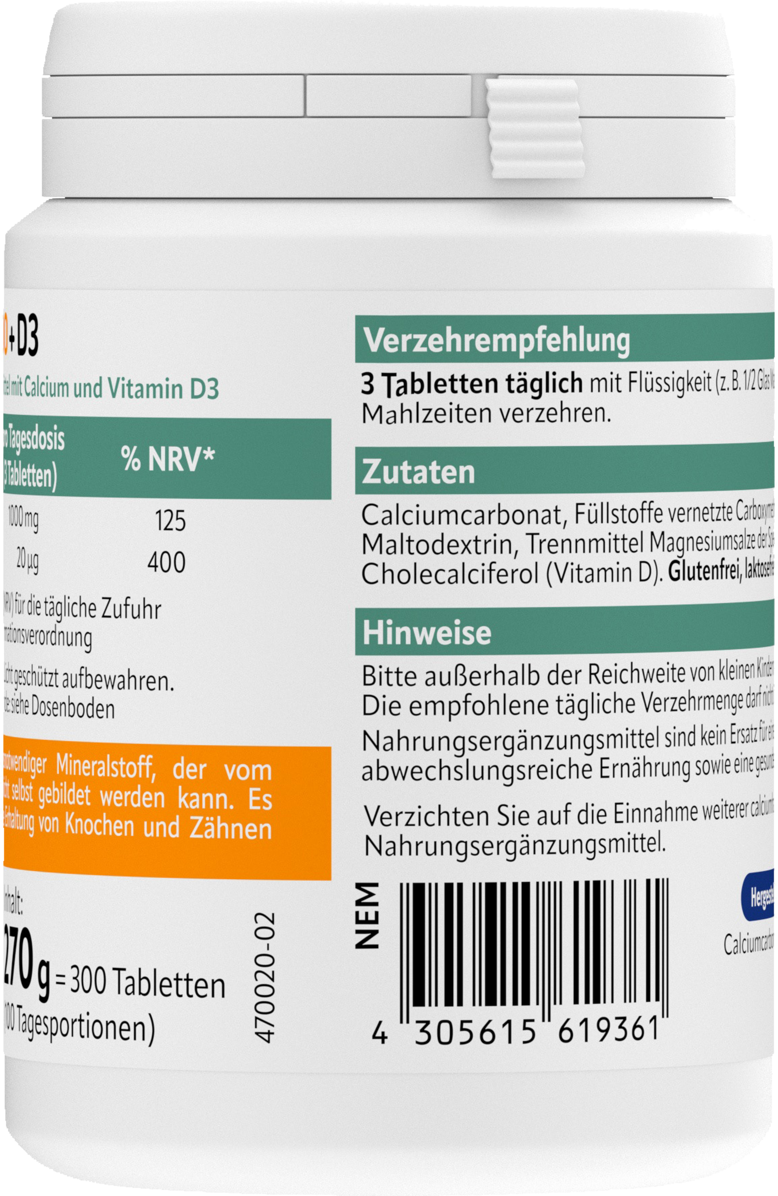 كالسيوم 1000 + فيتامين د3 4