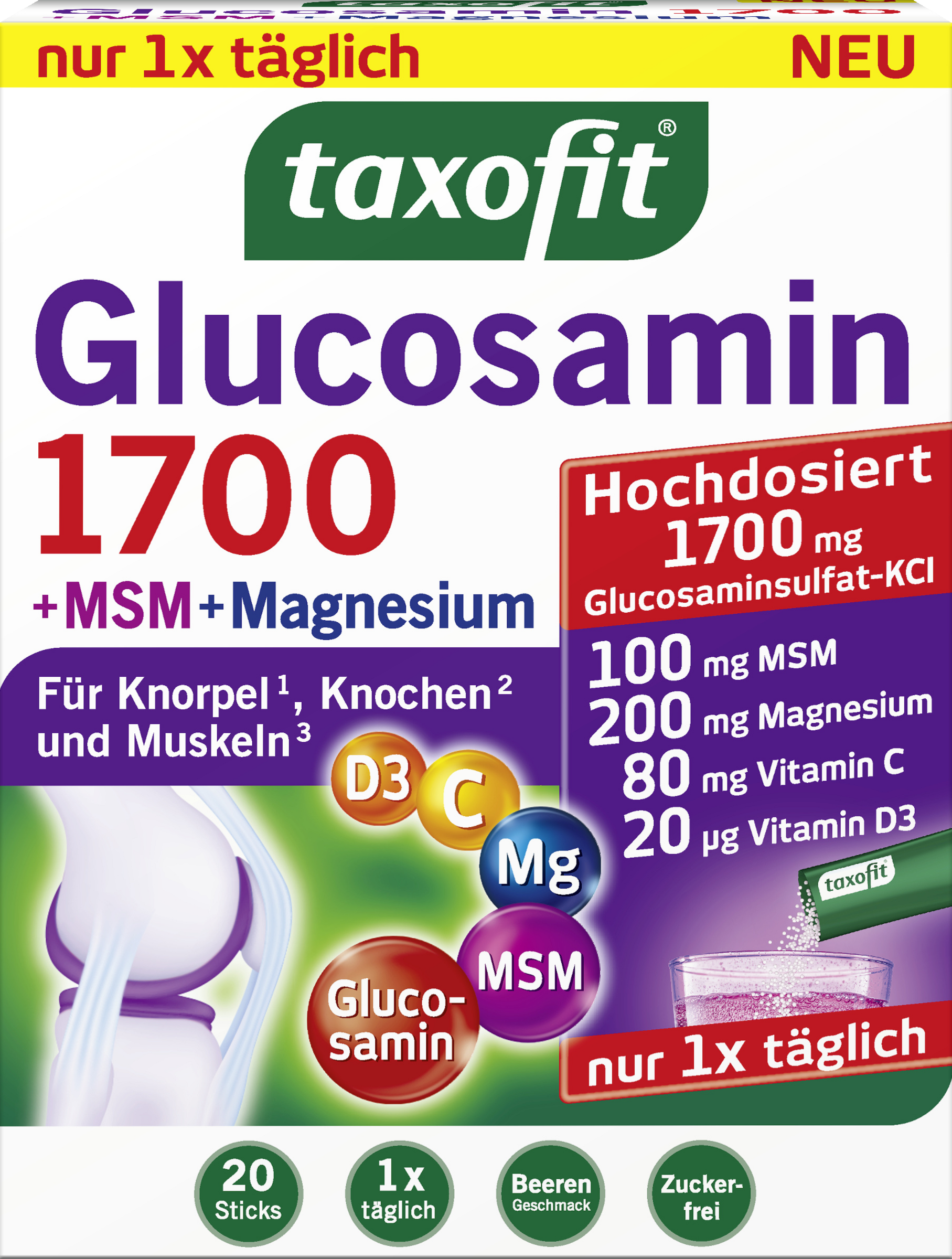 taxofit Glucosamin 1700  Magnesium