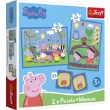 2in1 Puzzle + Memo Peppa Pig