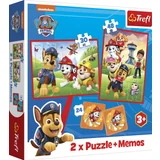 2in1 Puzzle + Memo Paw Patrol