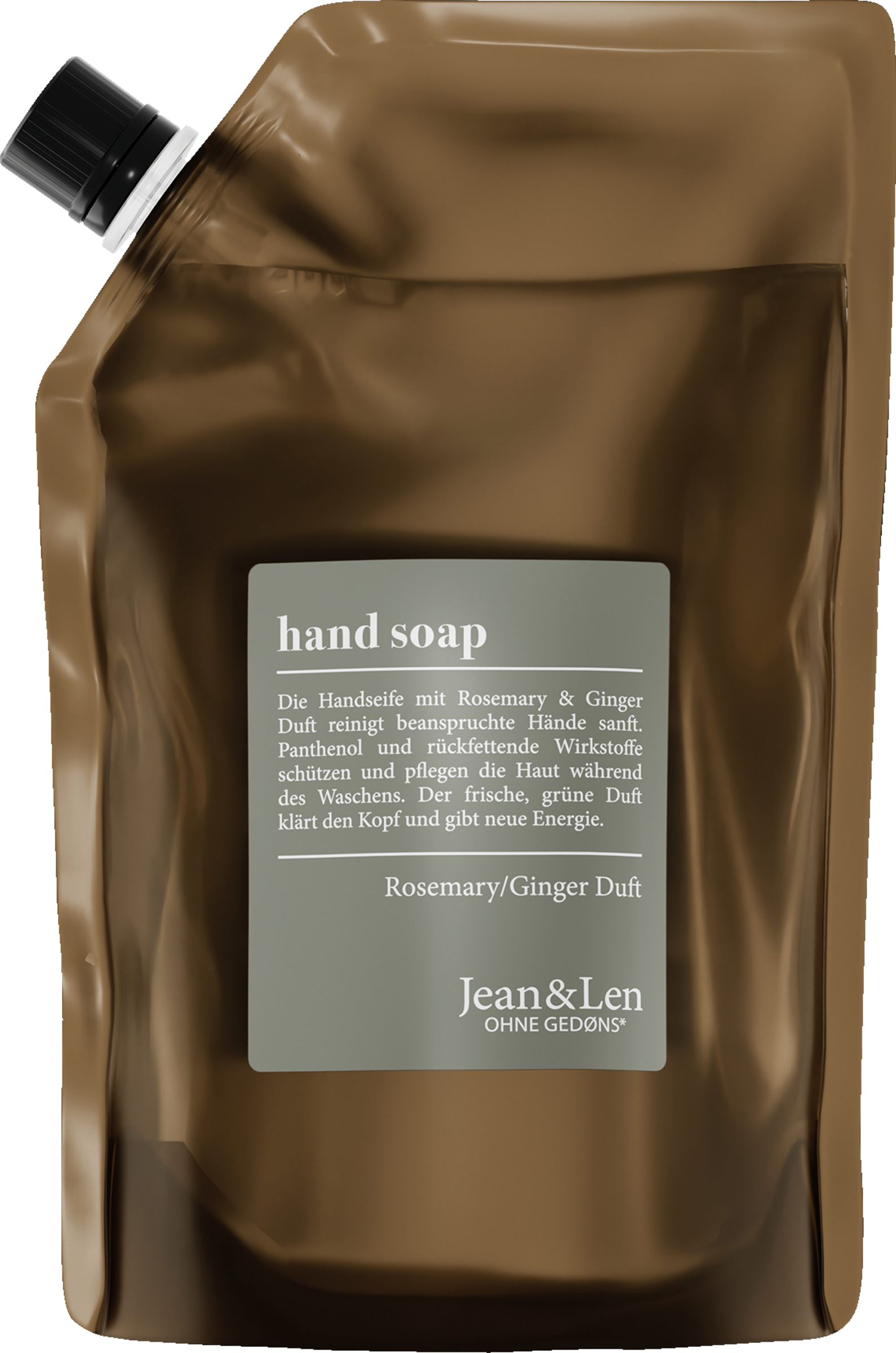 Jean&Len Handseife Nachfüllbeutel Rosemary & Ginger