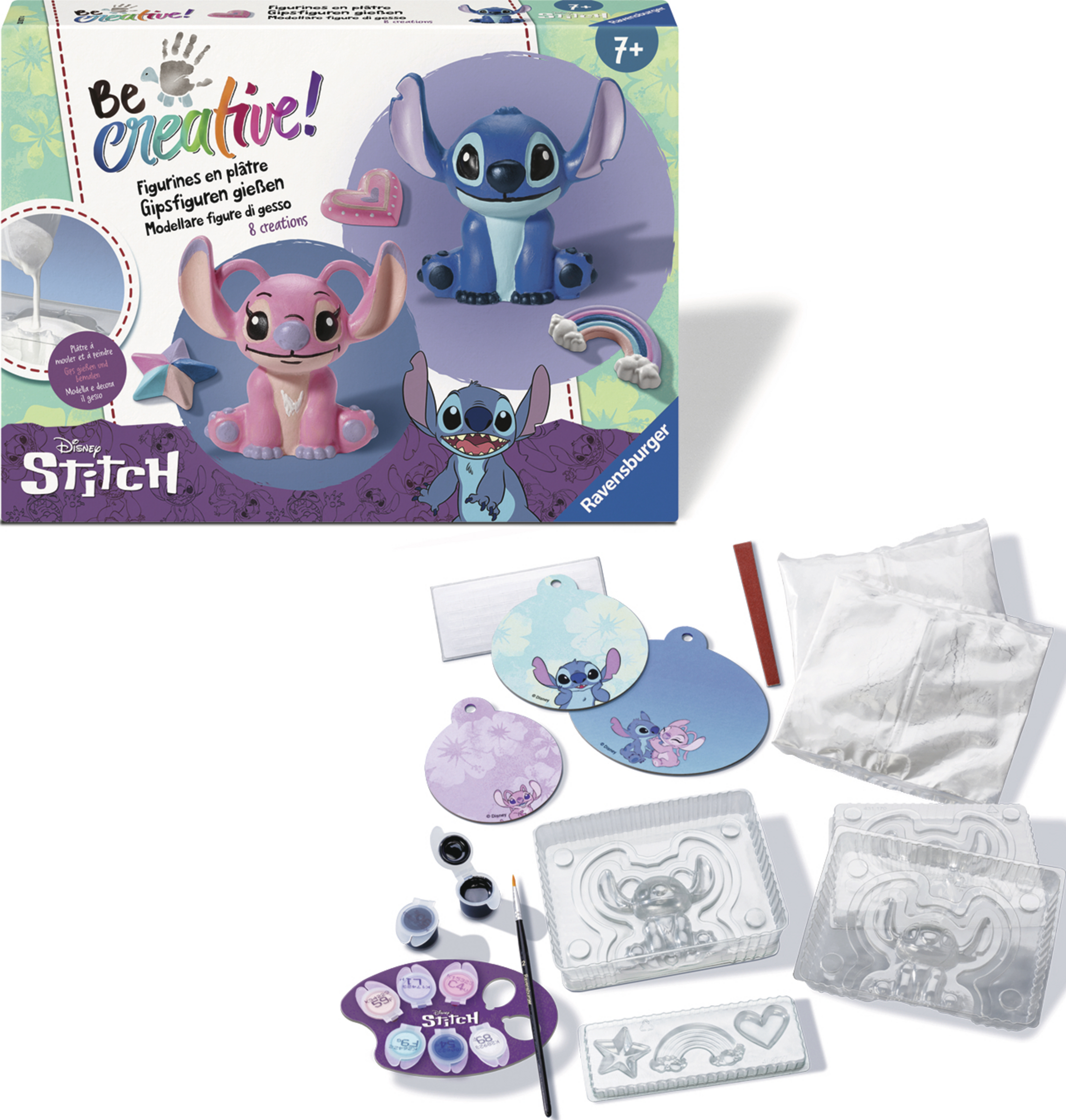 Ravensburger Be Creative Gipsfiguren gießen Stitch