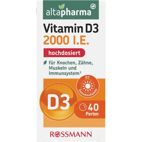 حبوب فيتامين د3 2.000 وحدة دولية