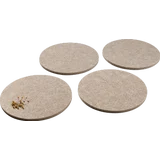 Filz-Pinnwand Kreis beige