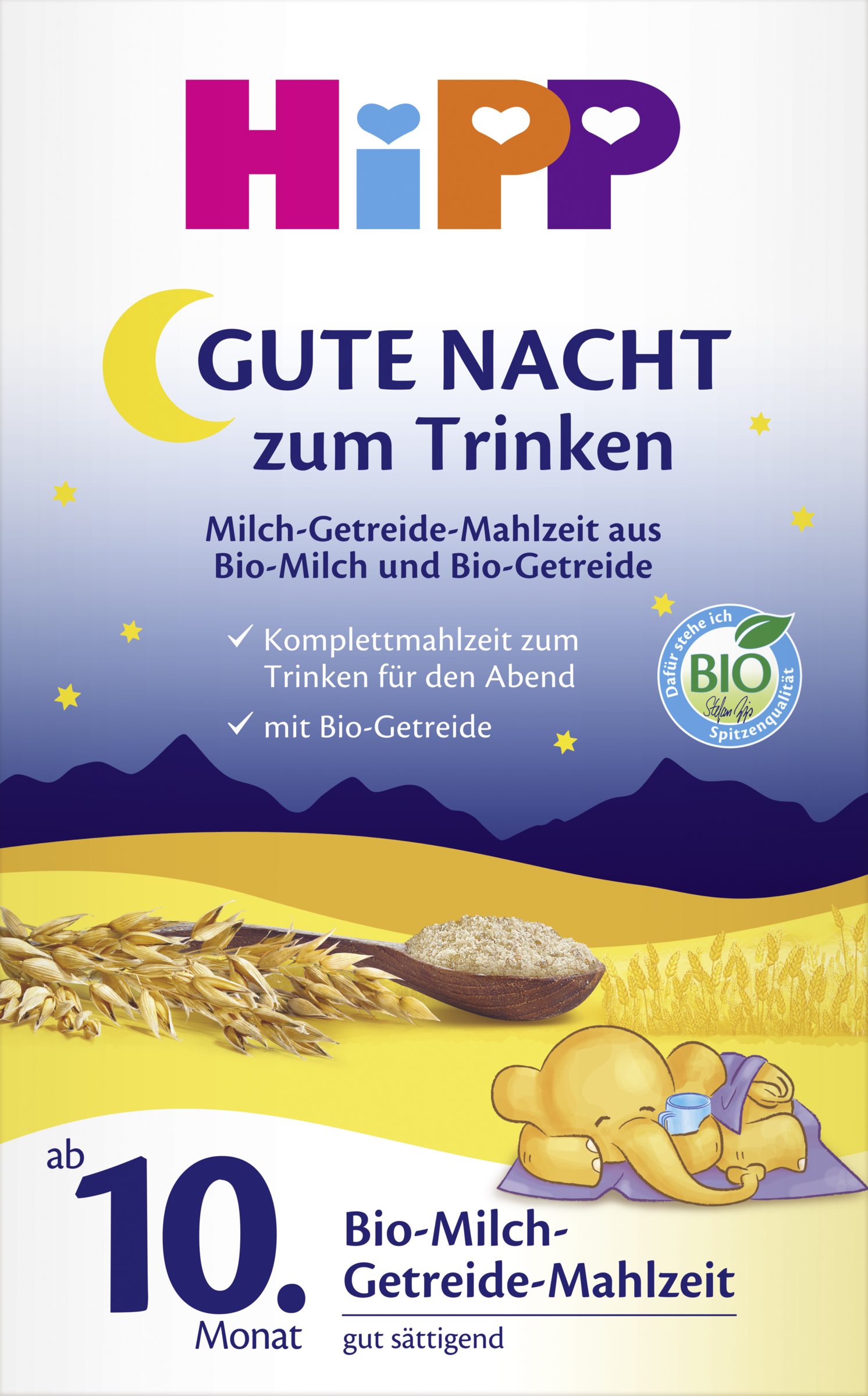HiPP Bio Milchnahrung Gute-Nacht ab dem 10. Monat