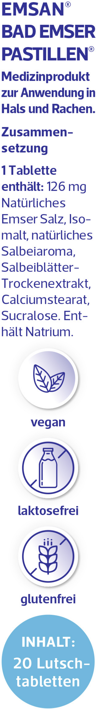 أقراص Bad Emser بدون سكر مع المريمية 3