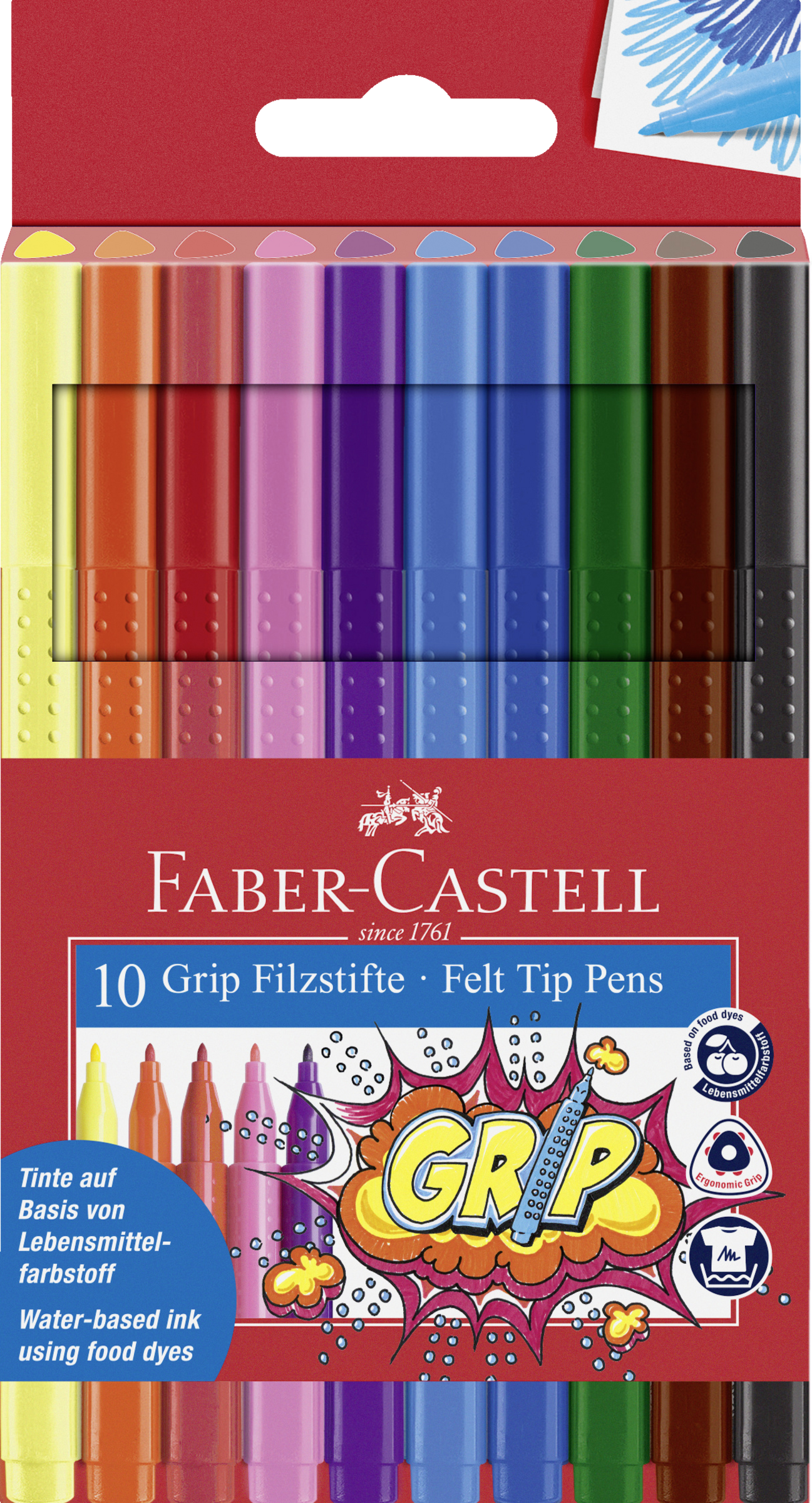 Faber-Castell Filzstift Grip Colour