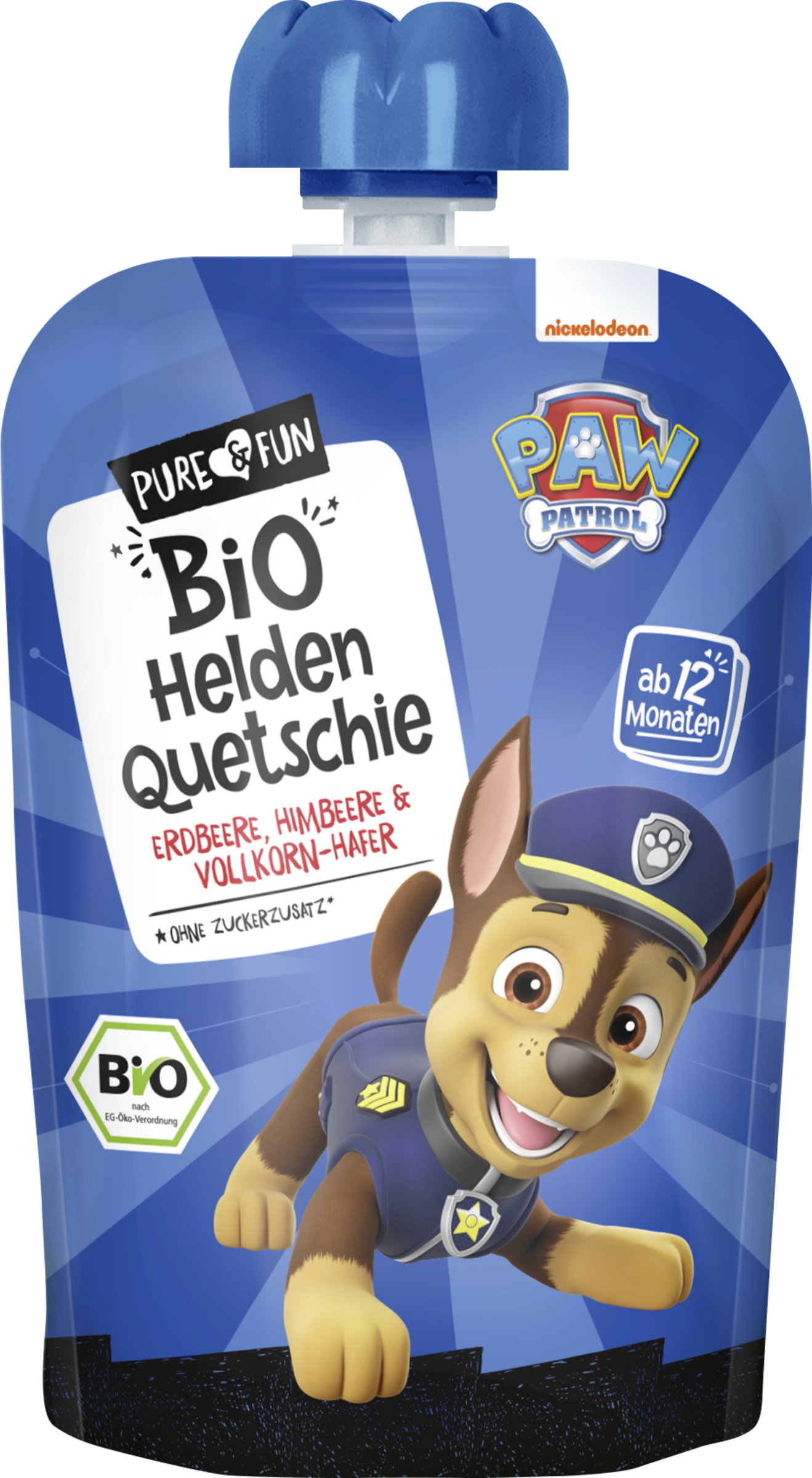Pure&Fun PAW Patrol Bio-Helden Quetschie blau Chase