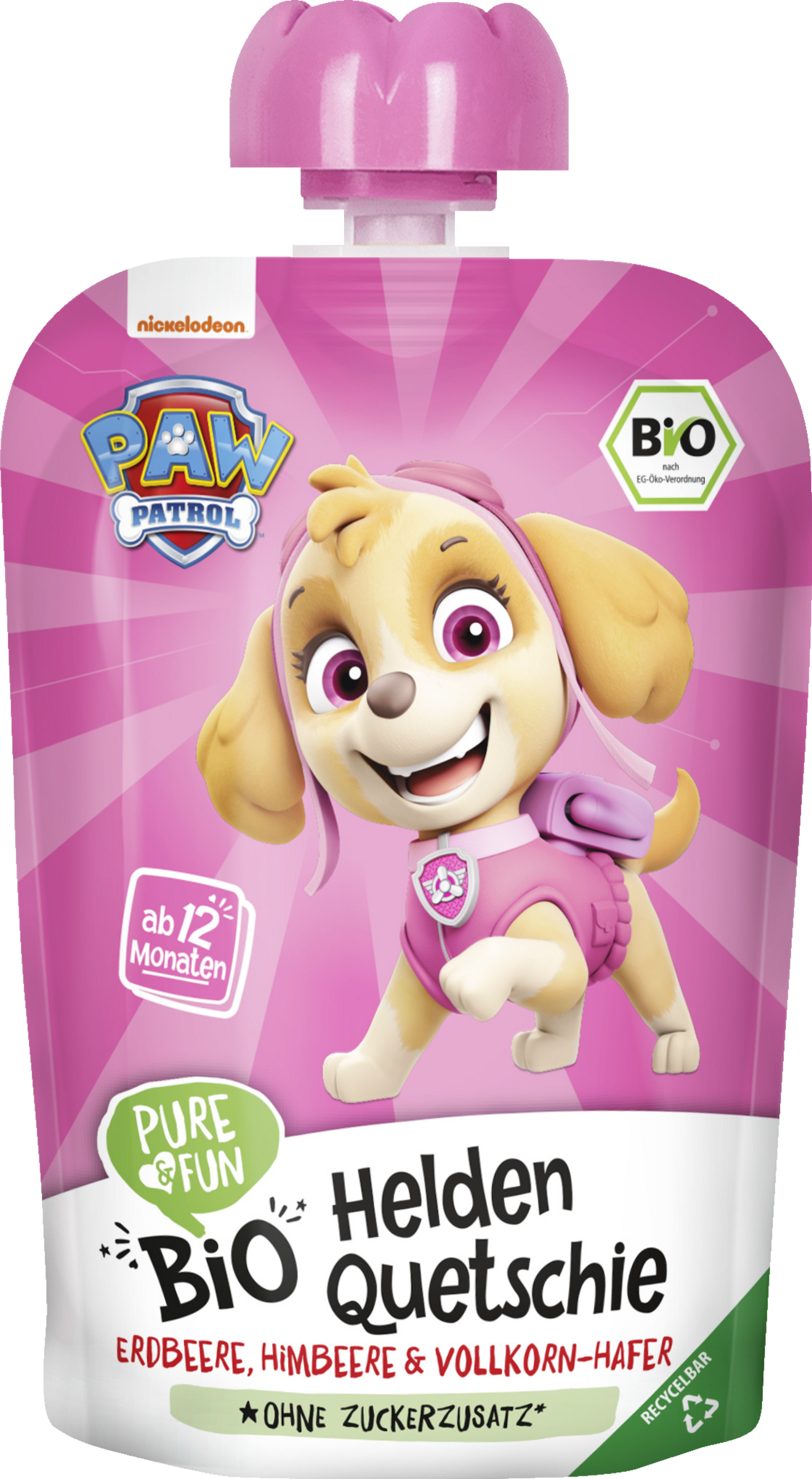 Pure&Fun PAW Patrol Bio-Helden Quetschie pink Skye
