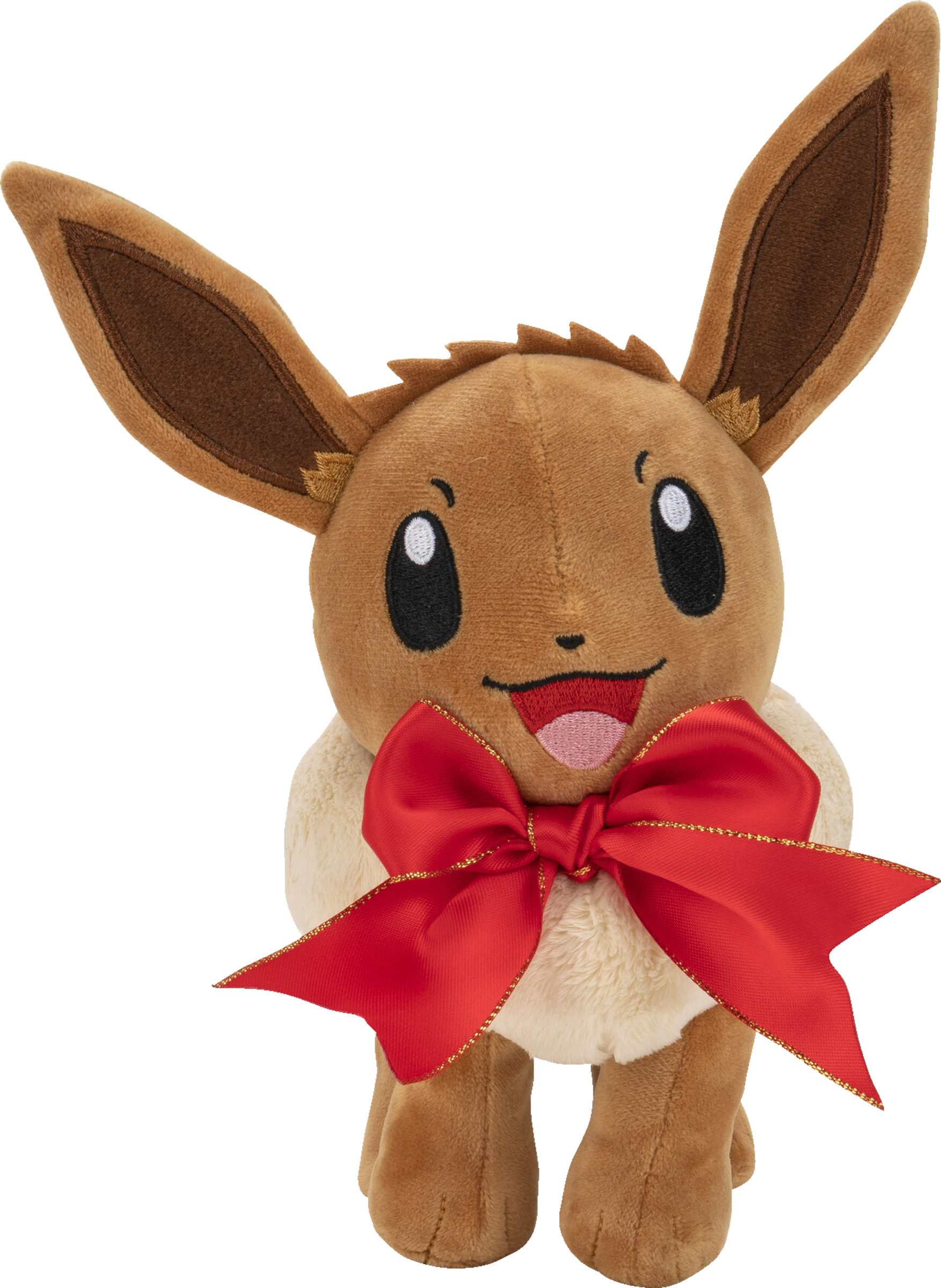 Jazwares Pokemon Plüsch-Evoli mit Schleife