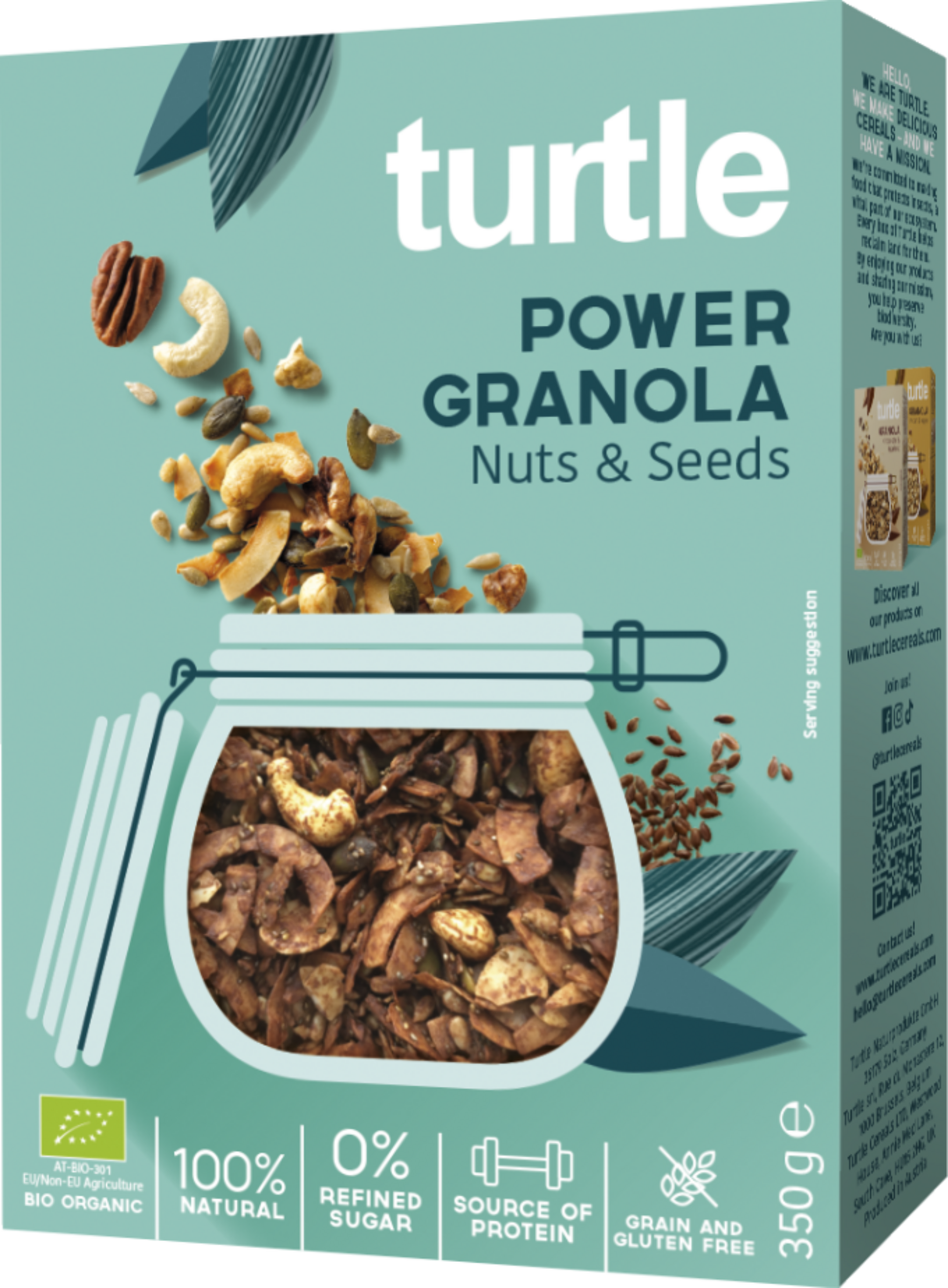 Turtle Bio Power Granola Nuts & Seeds