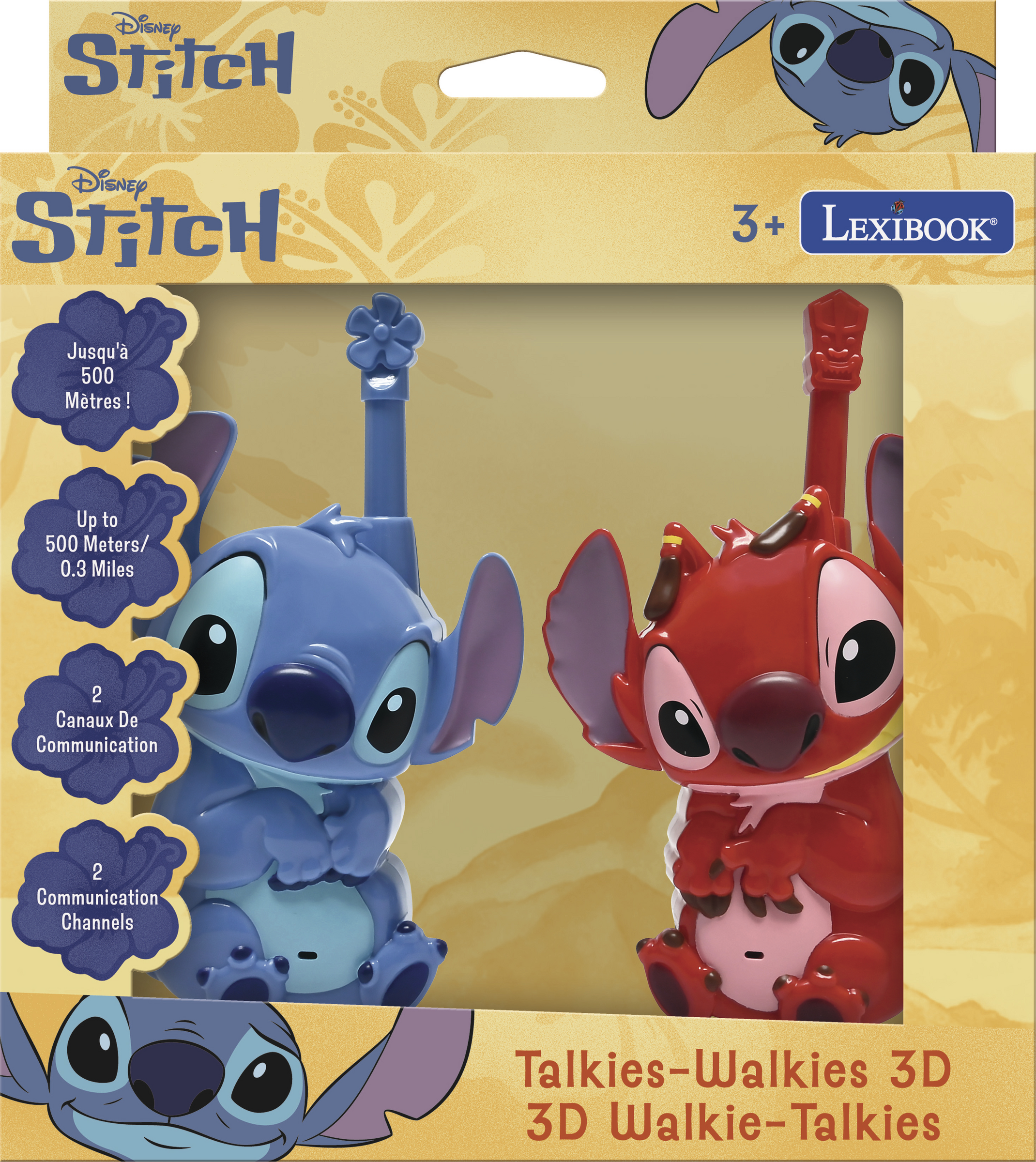 2 Walkie Talkies Stitch Design