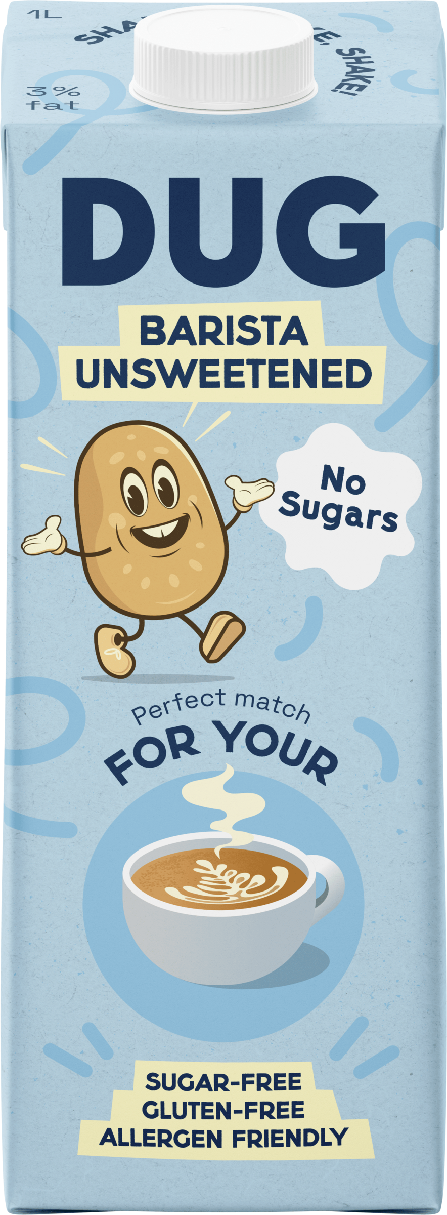 DUG Unsweetend Barista - Kartoffeldrink