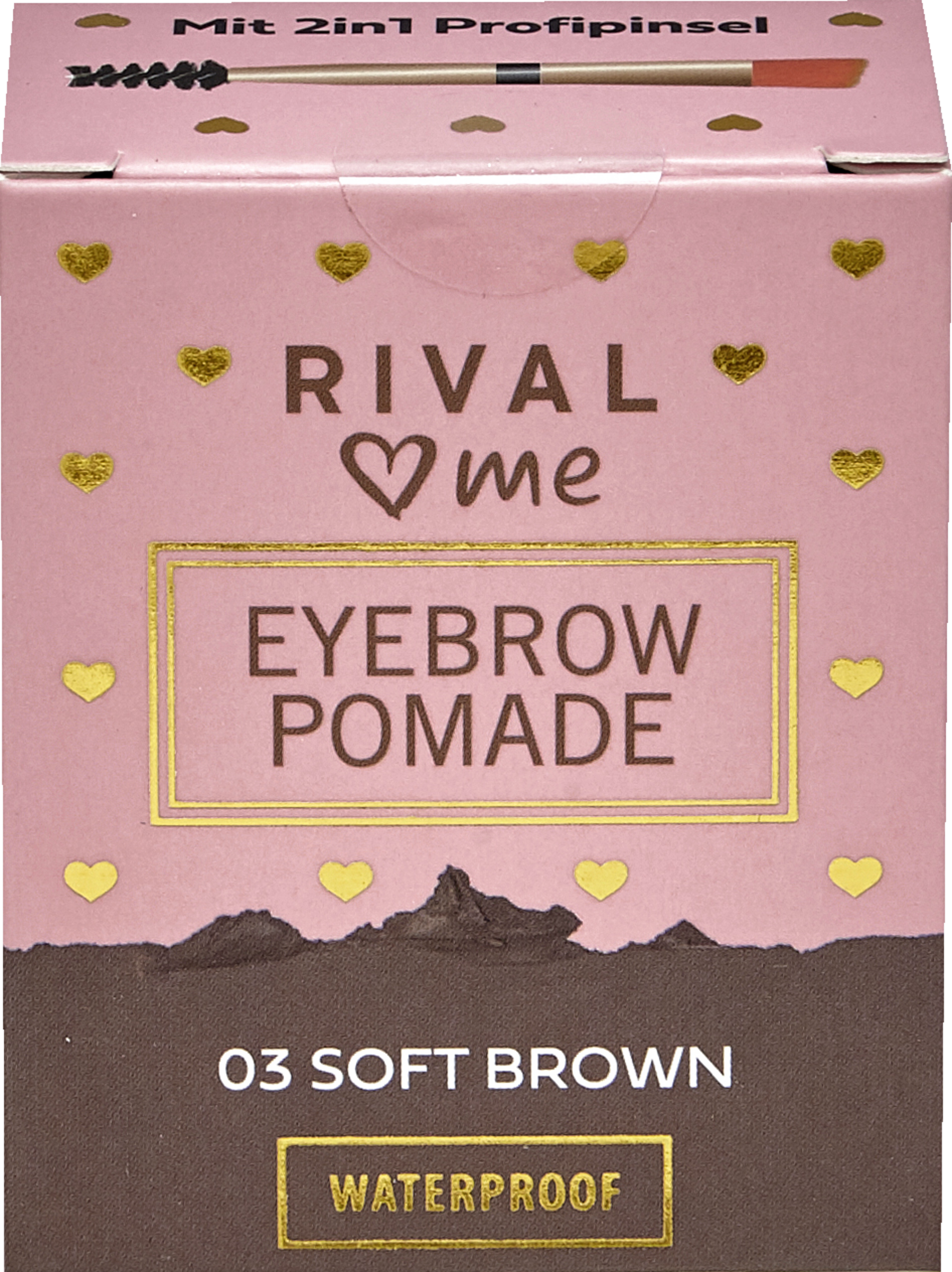 RIVAL loves me Eyebrow Pomade 03 soft brown