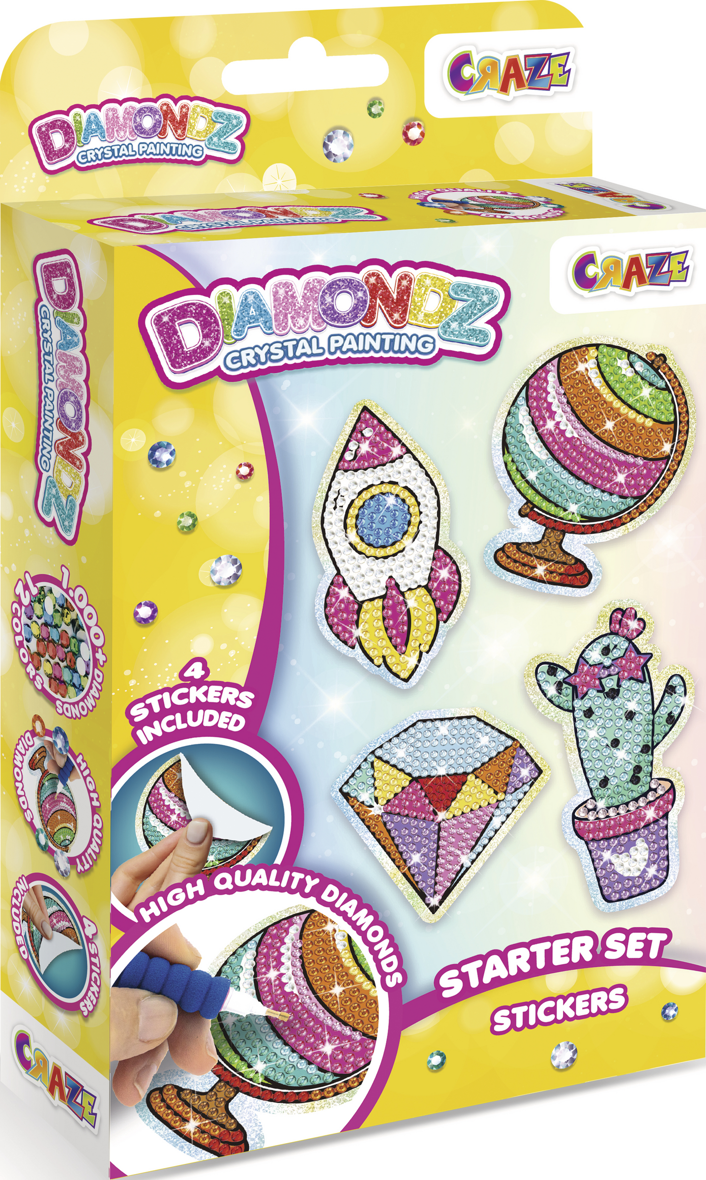 CRAZE DIAMONDZ - Starter Set Stickers