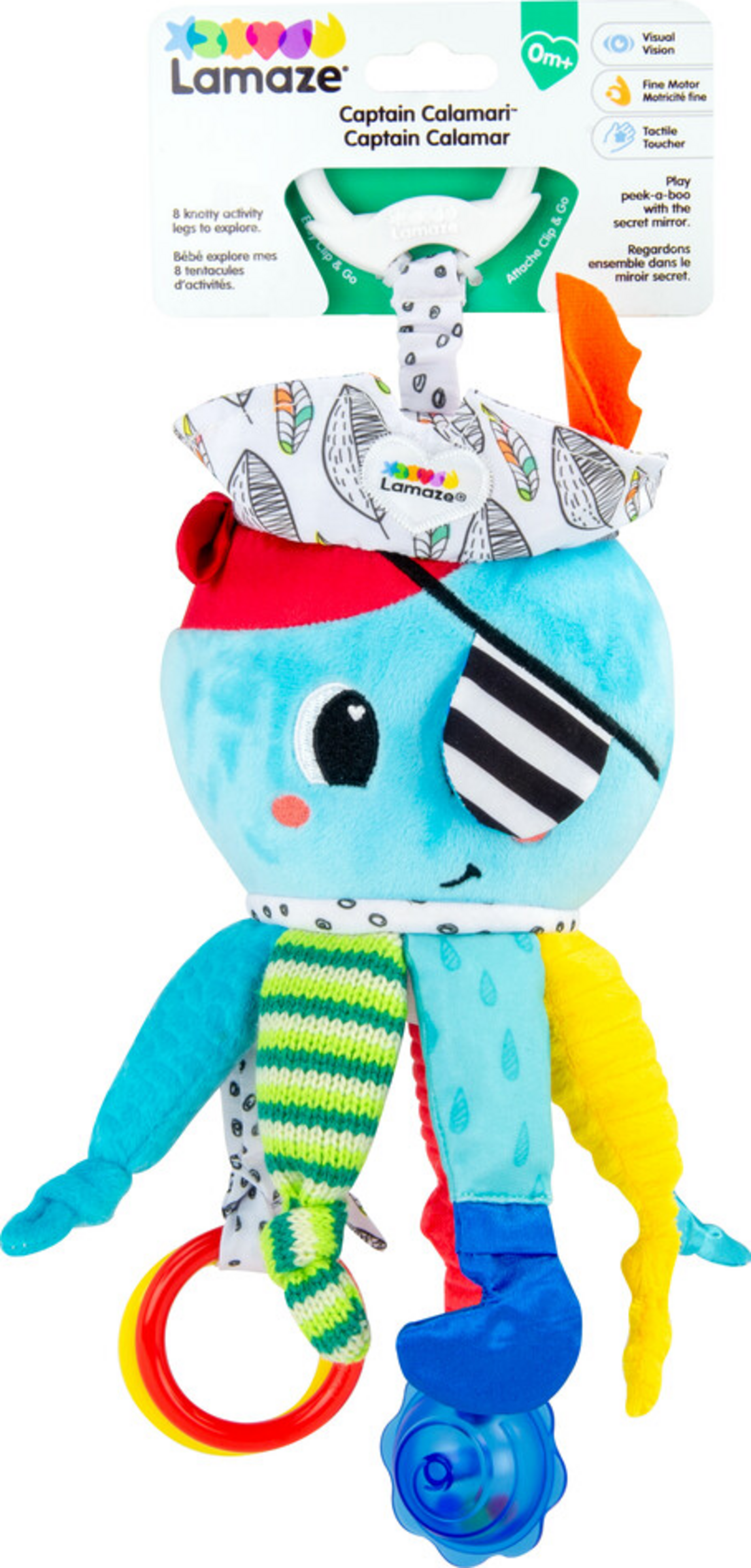 TOMY Clip & Go Captain Calamari, die Piratenkrake