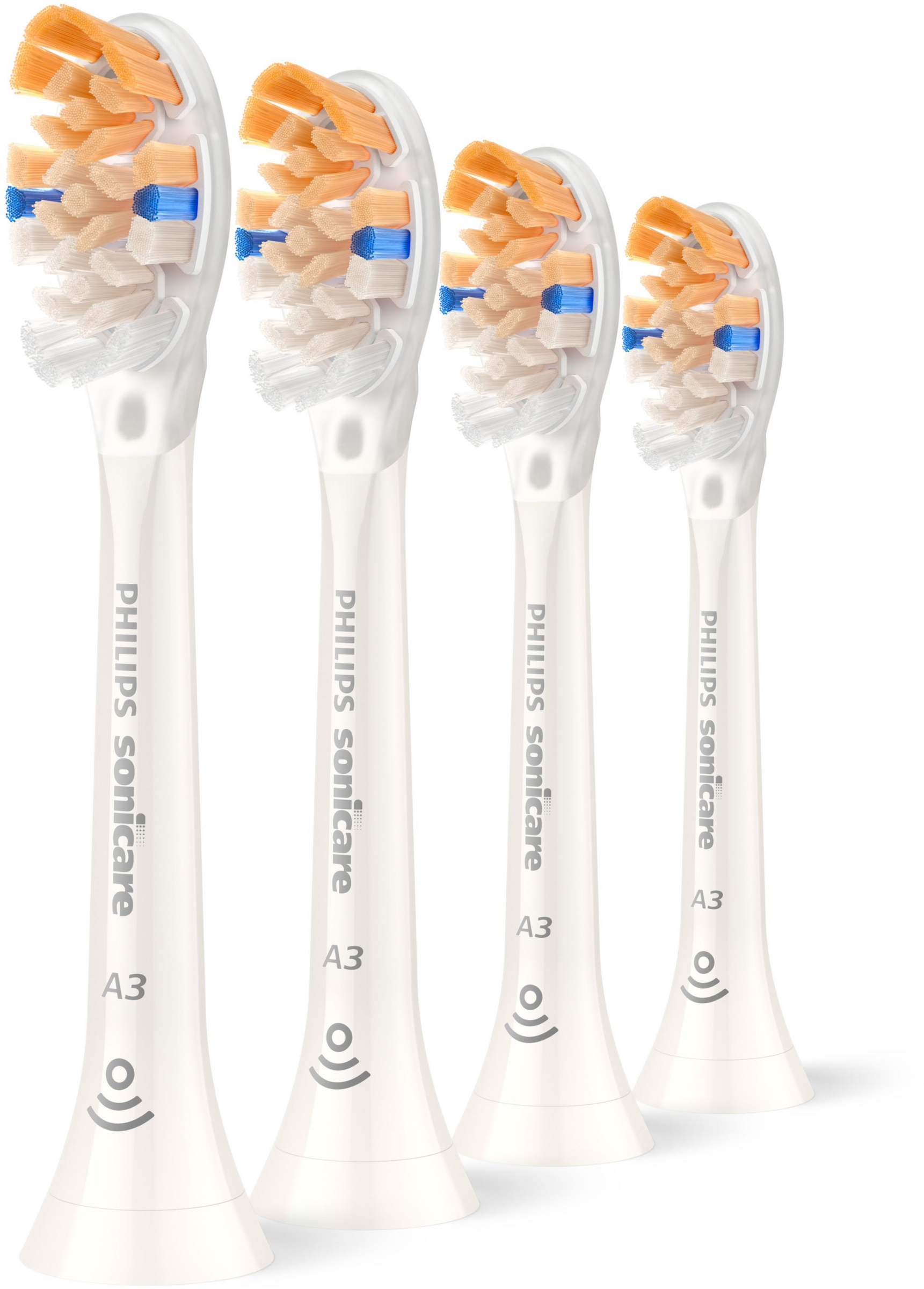 PHILIPS Sonicare HX9094/87 A3 ALL-IN-ONE Bürstenköpfe weiß 4er Pack