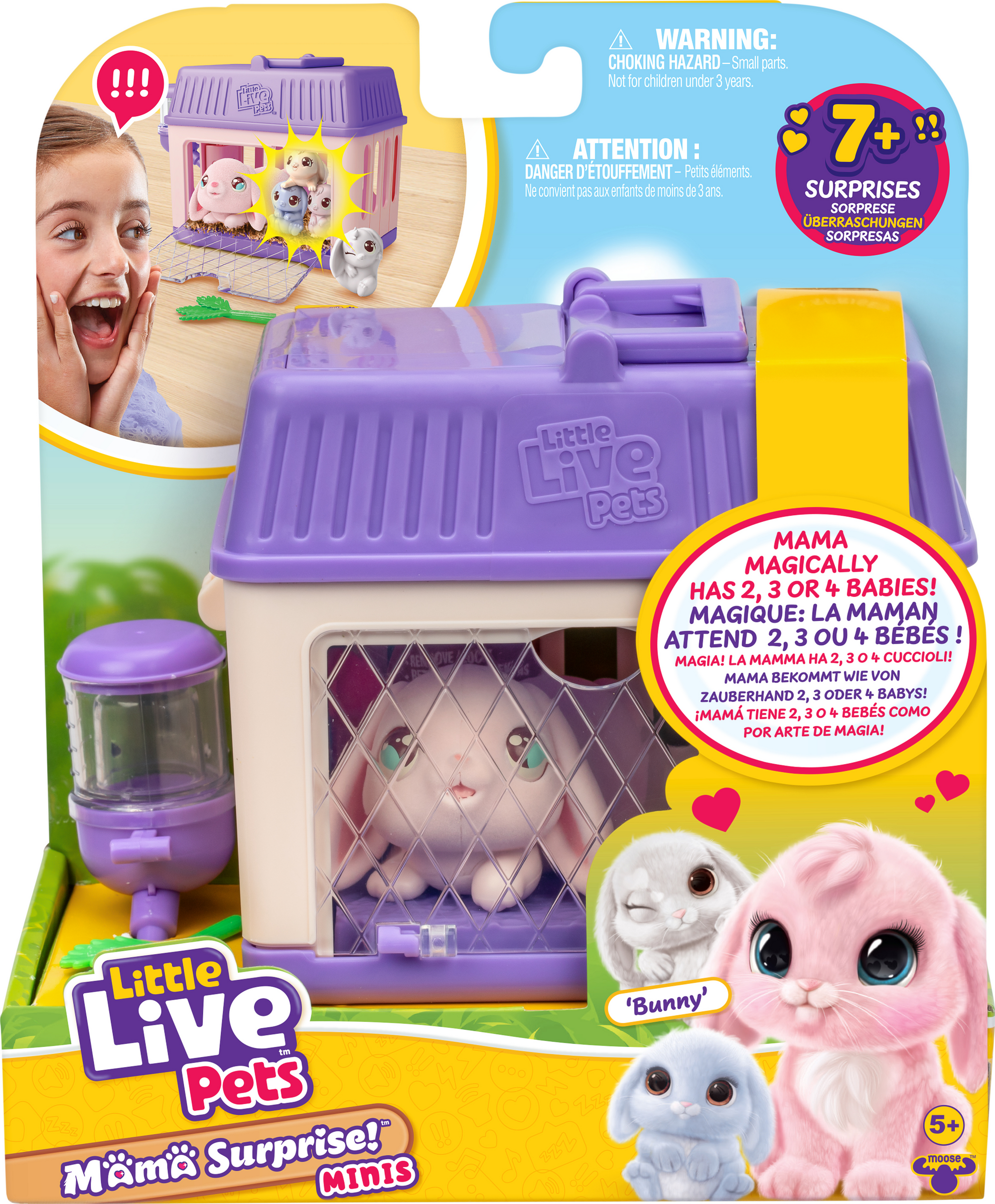 LITTLE LIVE PETS Mama Surprise Mini Spielset Hase