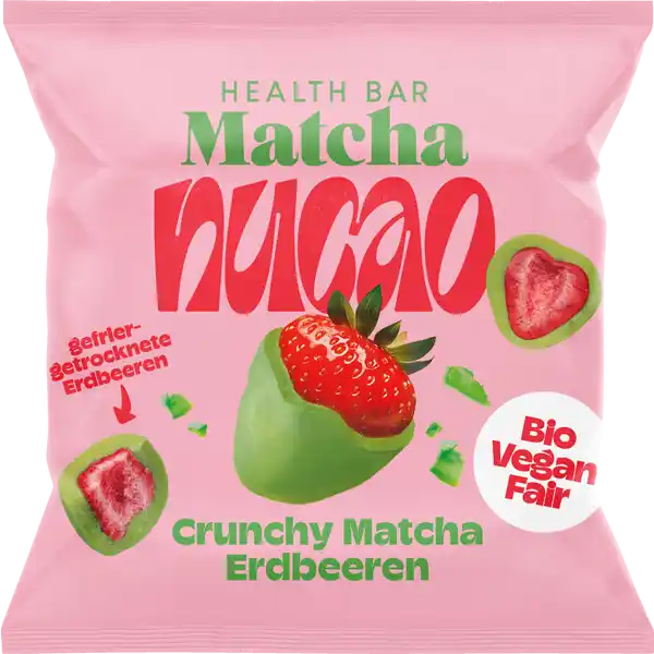Nucao Bio Crunchy Matcha gefriergetrocknete Erdbeeren online kaufen ...