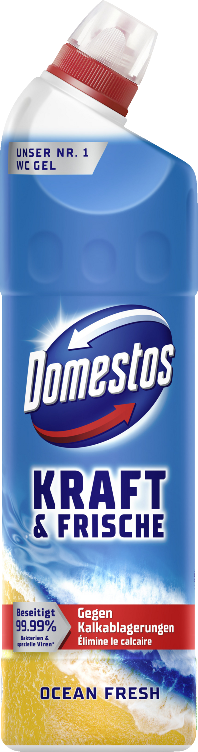 Domestos Kraft & Frische WC-Gel Ocean Fresh