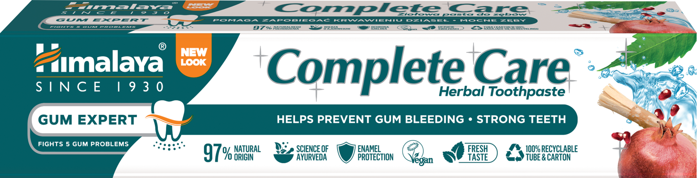 معجون أسنان عشبي للعناية الكاملة