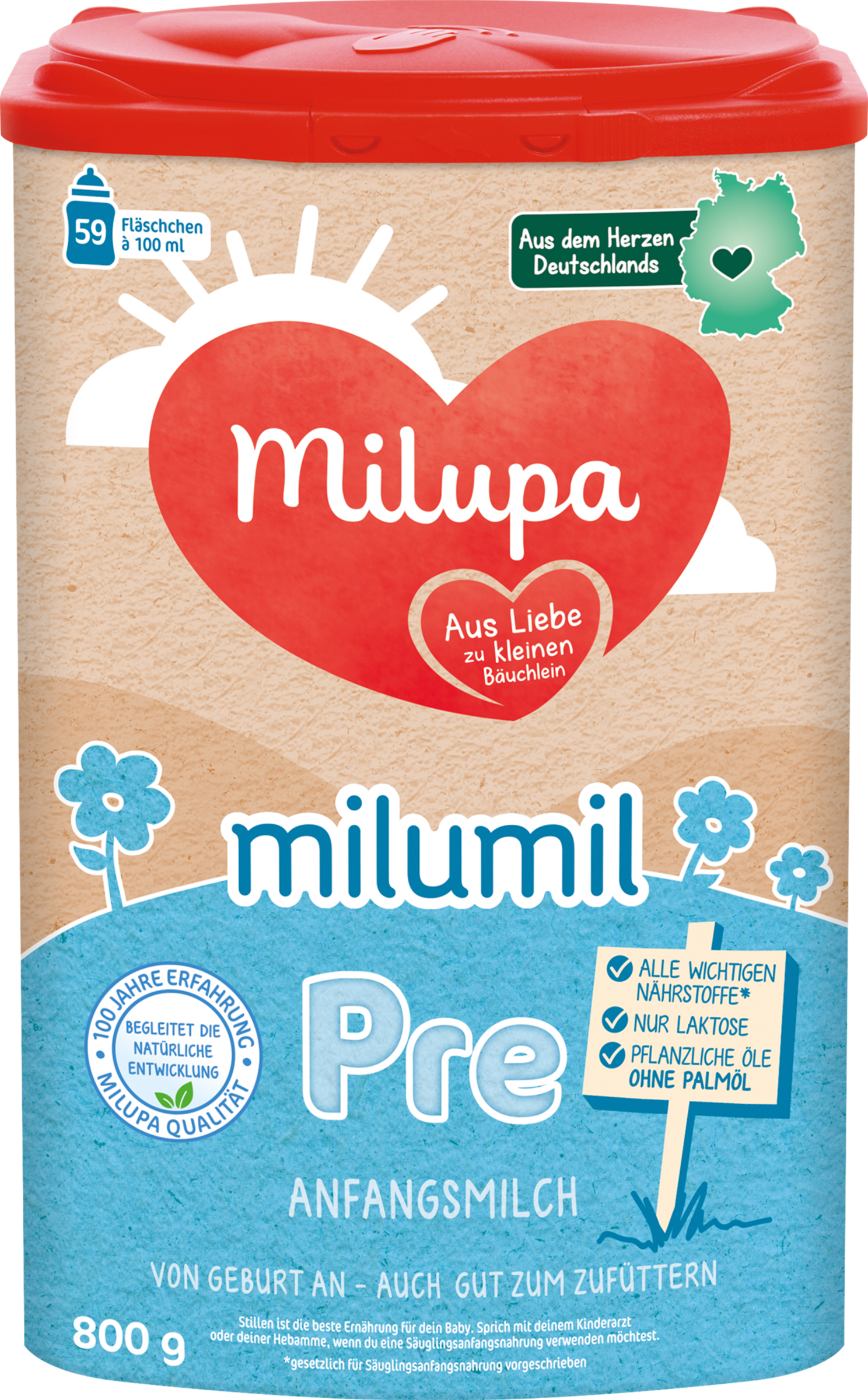 Milupa Milumil Pre Anfangsmilch von Geburt an