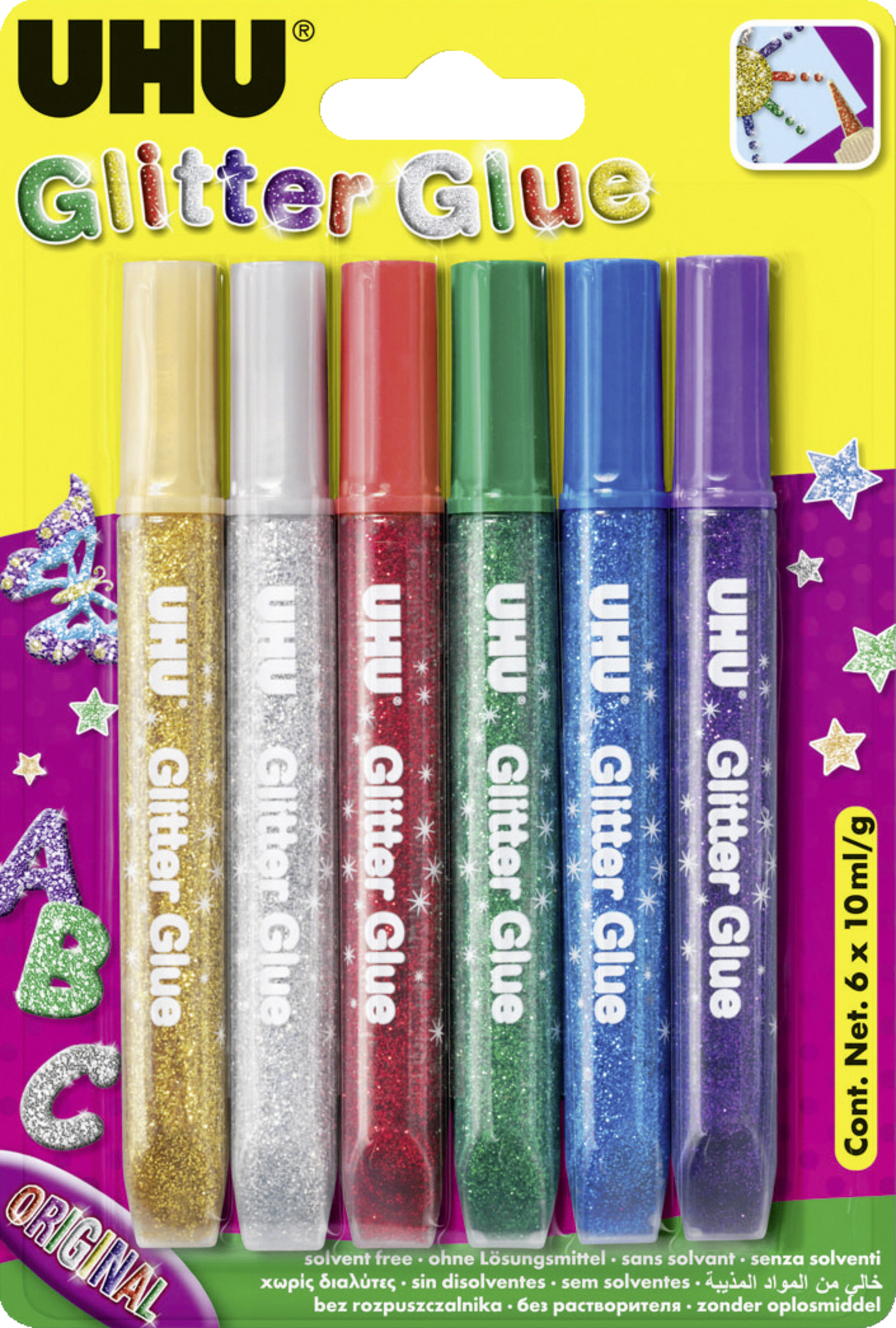 UHU Glitter Glue Tube