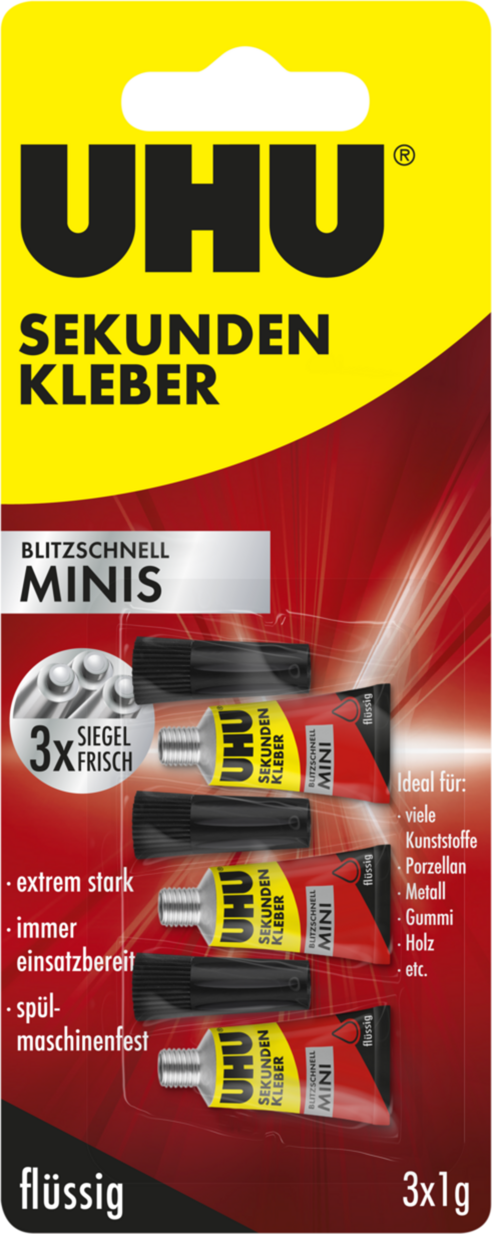UHU Sekundenkleber Minis