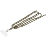 Handykette mit Pad braun/silber