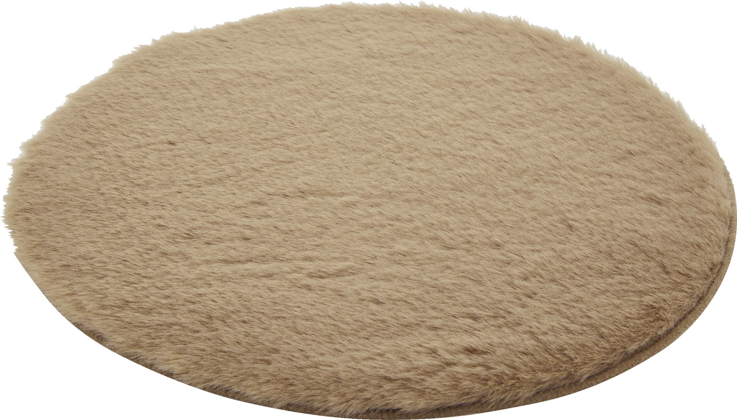 IDEENWELT Deko-Fellkissen taupe