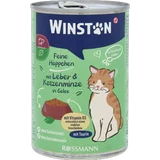 Menü mit Leber und Katzenminze