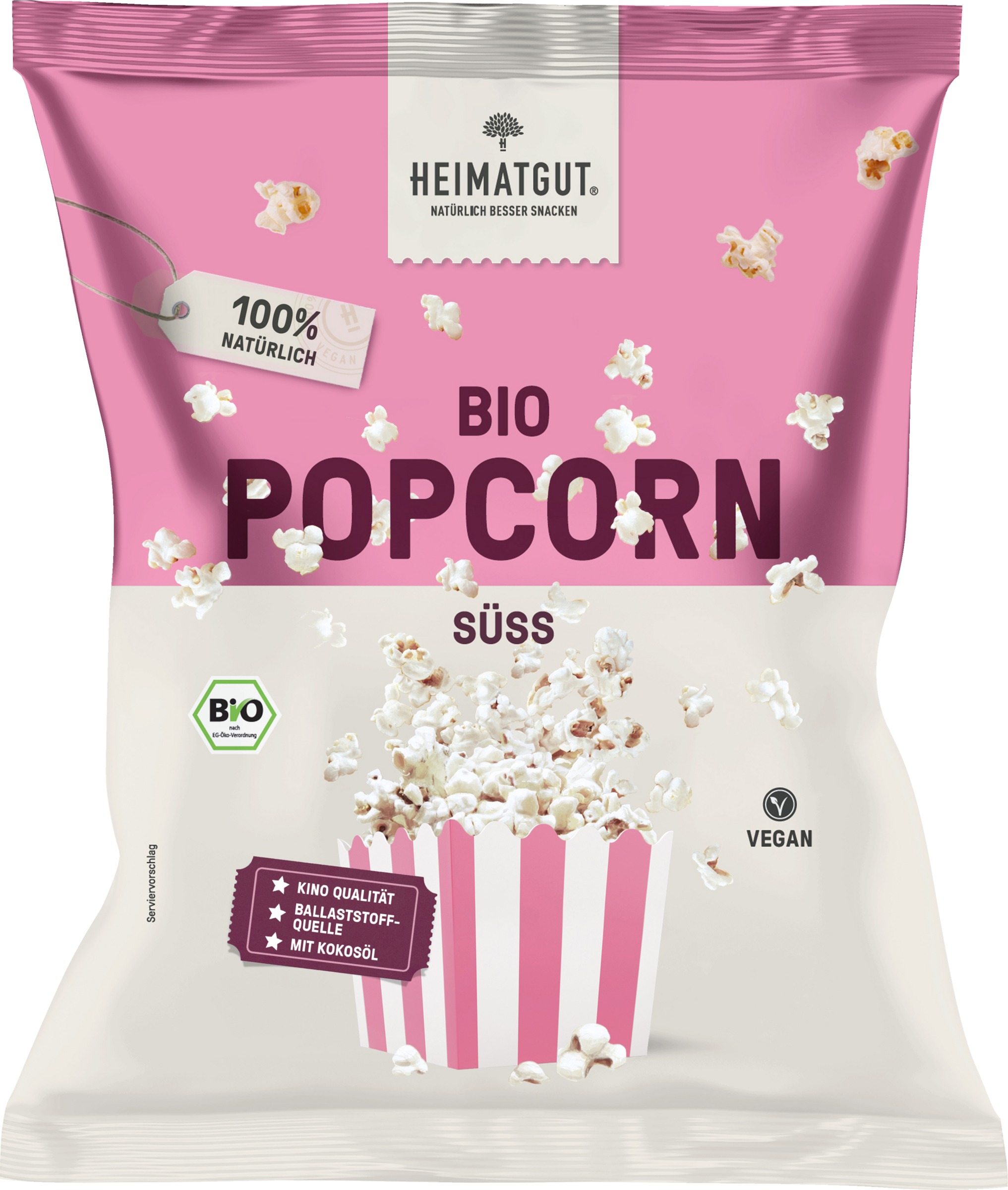 Heimatgut Bio Popcorn süss