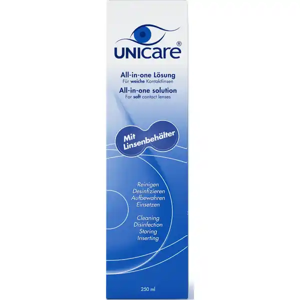 حل شامل لجميع العدسات اللاصقة اللينة 250 مل