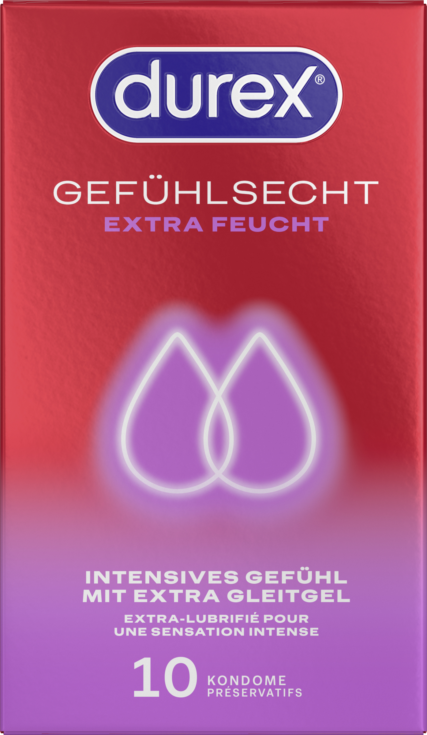 Durex Gefühlsecht Extra Feucht Kondome