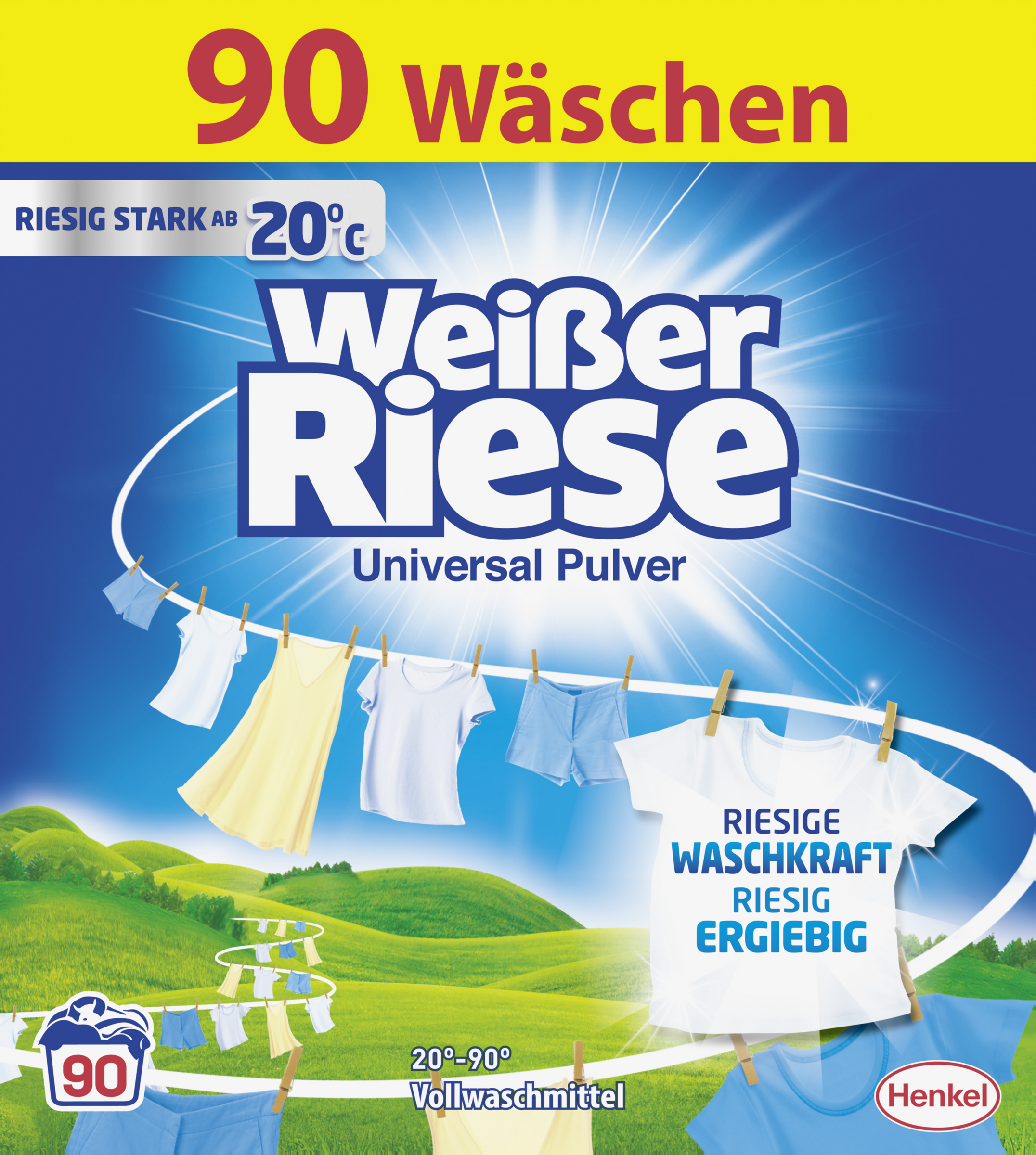 Weißer Riese Universalwaschmittel Pulver 90WL