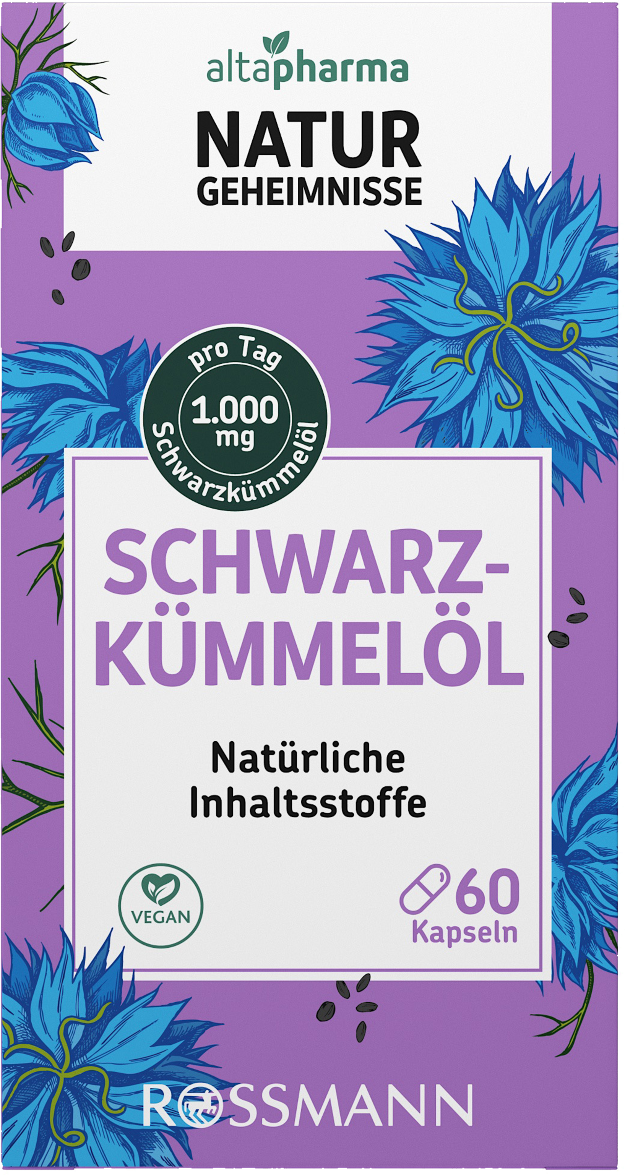 altapharma Naturgeheimnisse Schwarzkümmelöl Kapseln