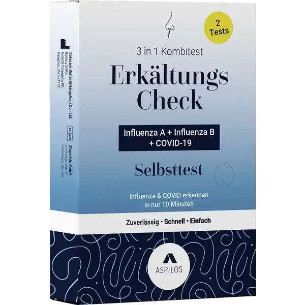 اختبار ذاتي لفحص نزلات البرد الأنفلونزا A/B + كوفيد-19