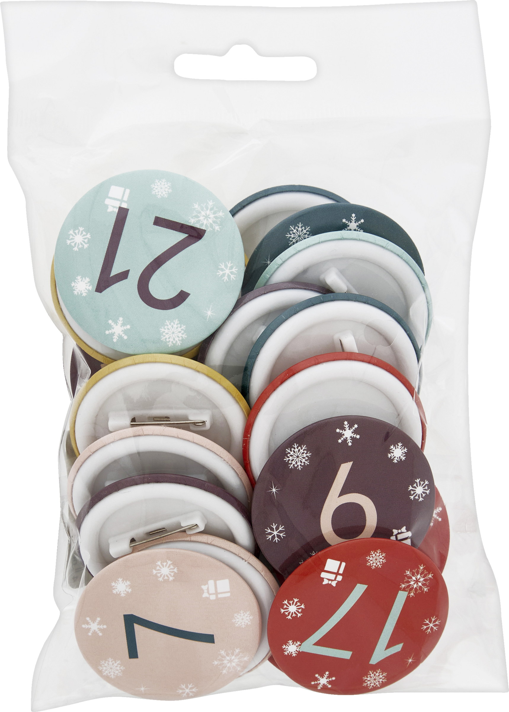 DEKOWELT Adventskalender Buttons