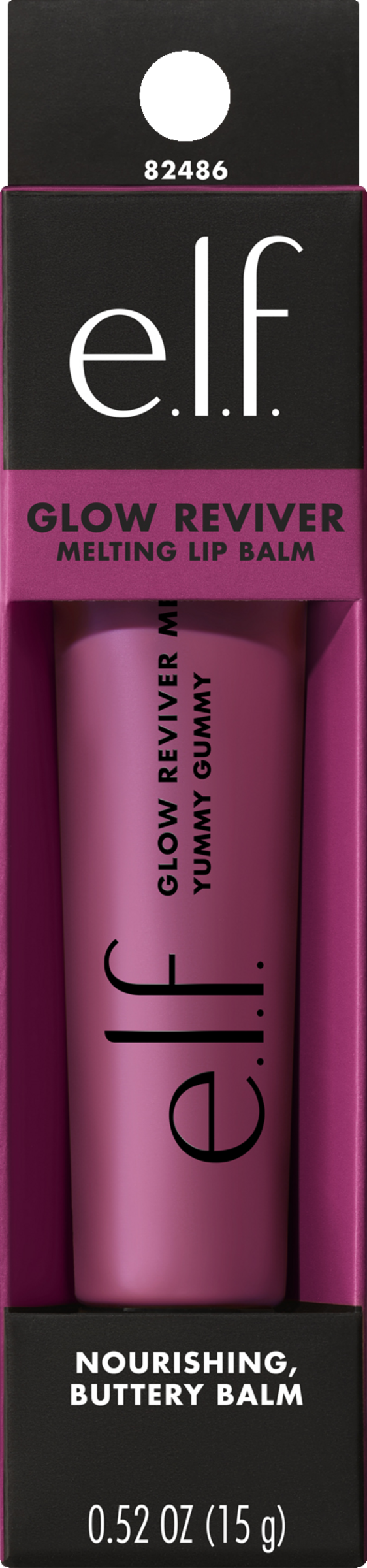 e.l.f. Cosmetics Glow Reviver Melting Lip Balm Yummy Gummy Plum