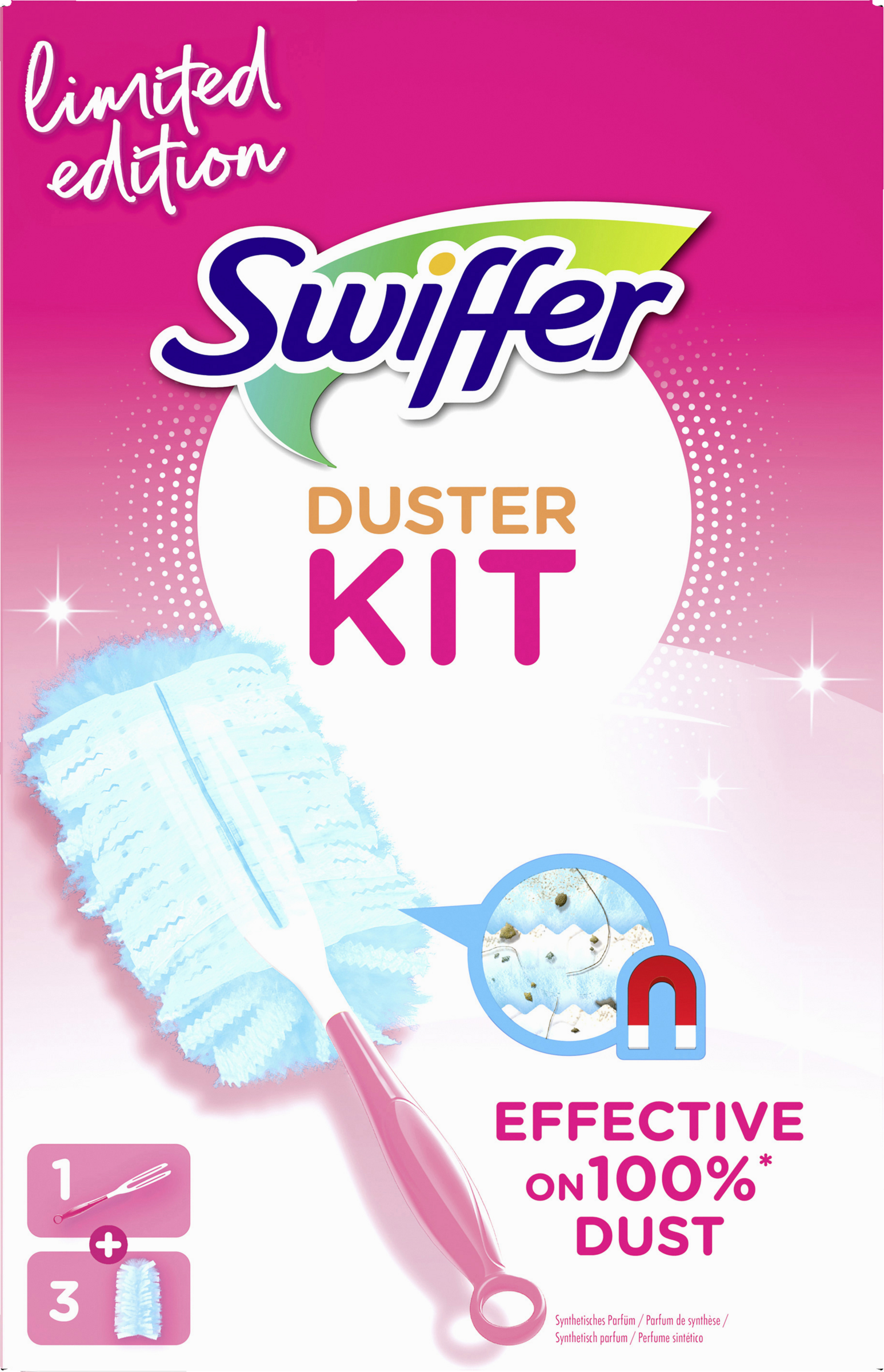 Swiffer Staubmagnet Starterset Pink Limited