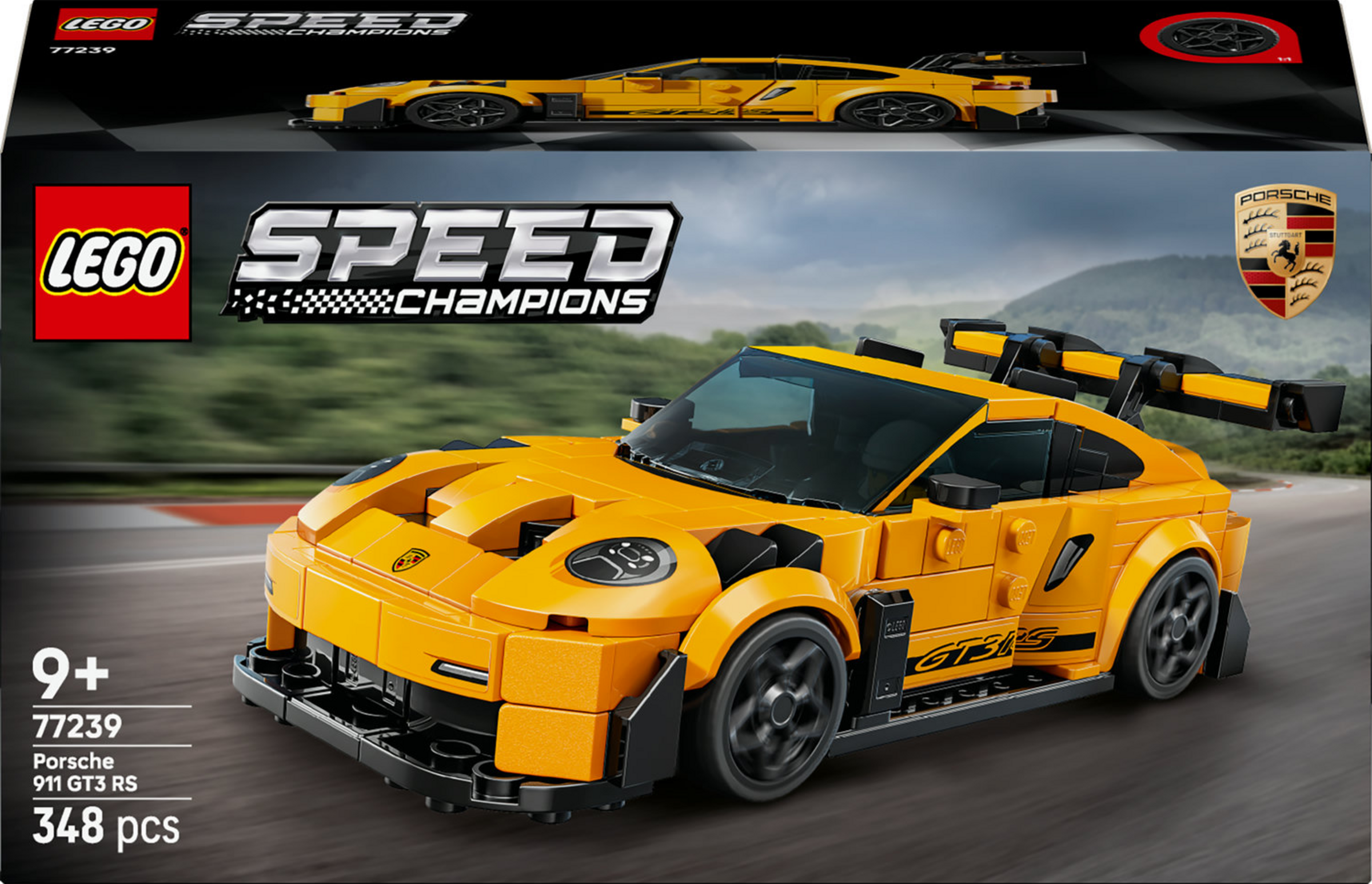 LEGO SPEED Champions 77239 Porsche 911 GT3 RS Supersportwagen