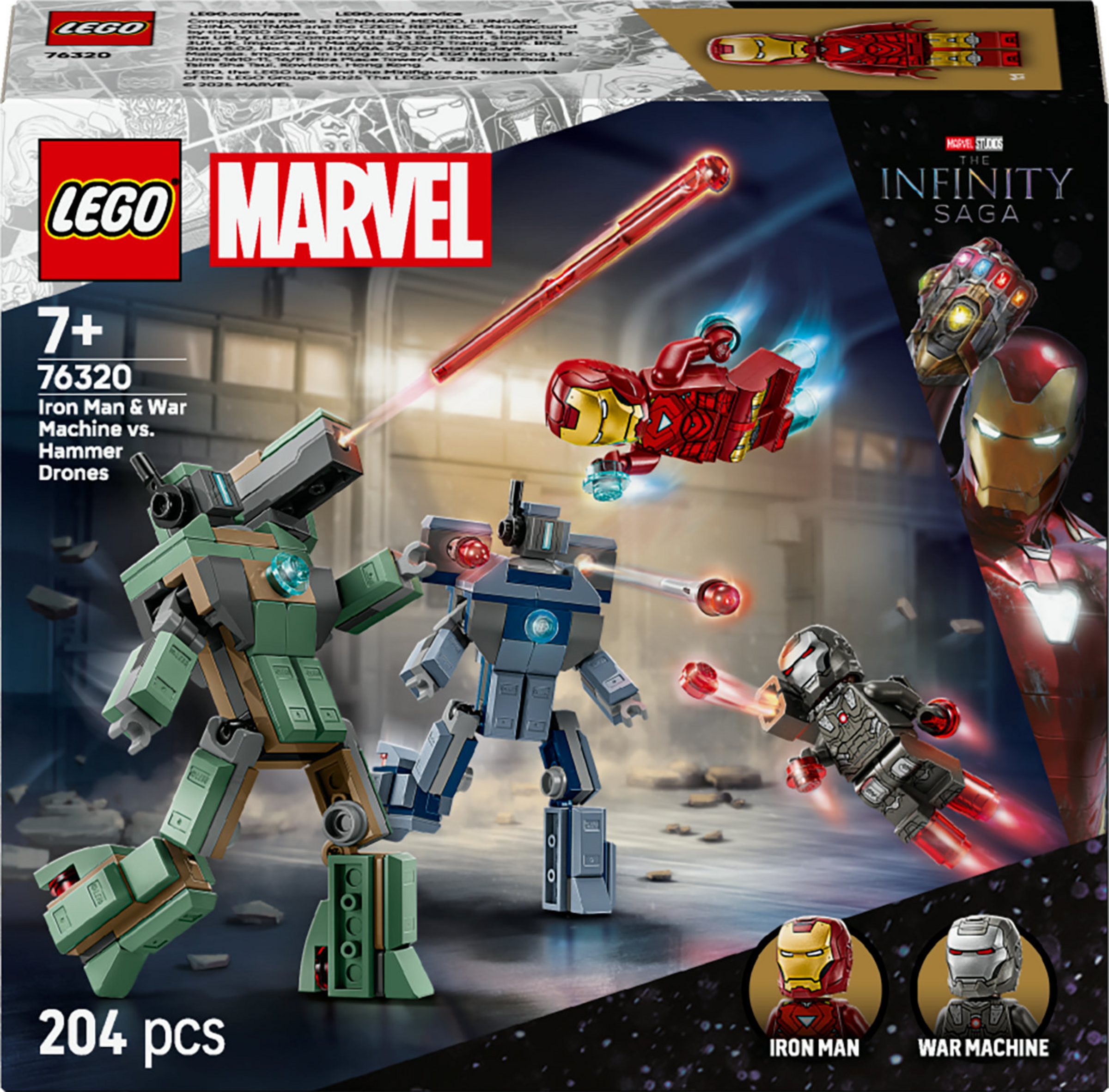 76320 Iron Man & War Machine vs. Hammer-Drohnen