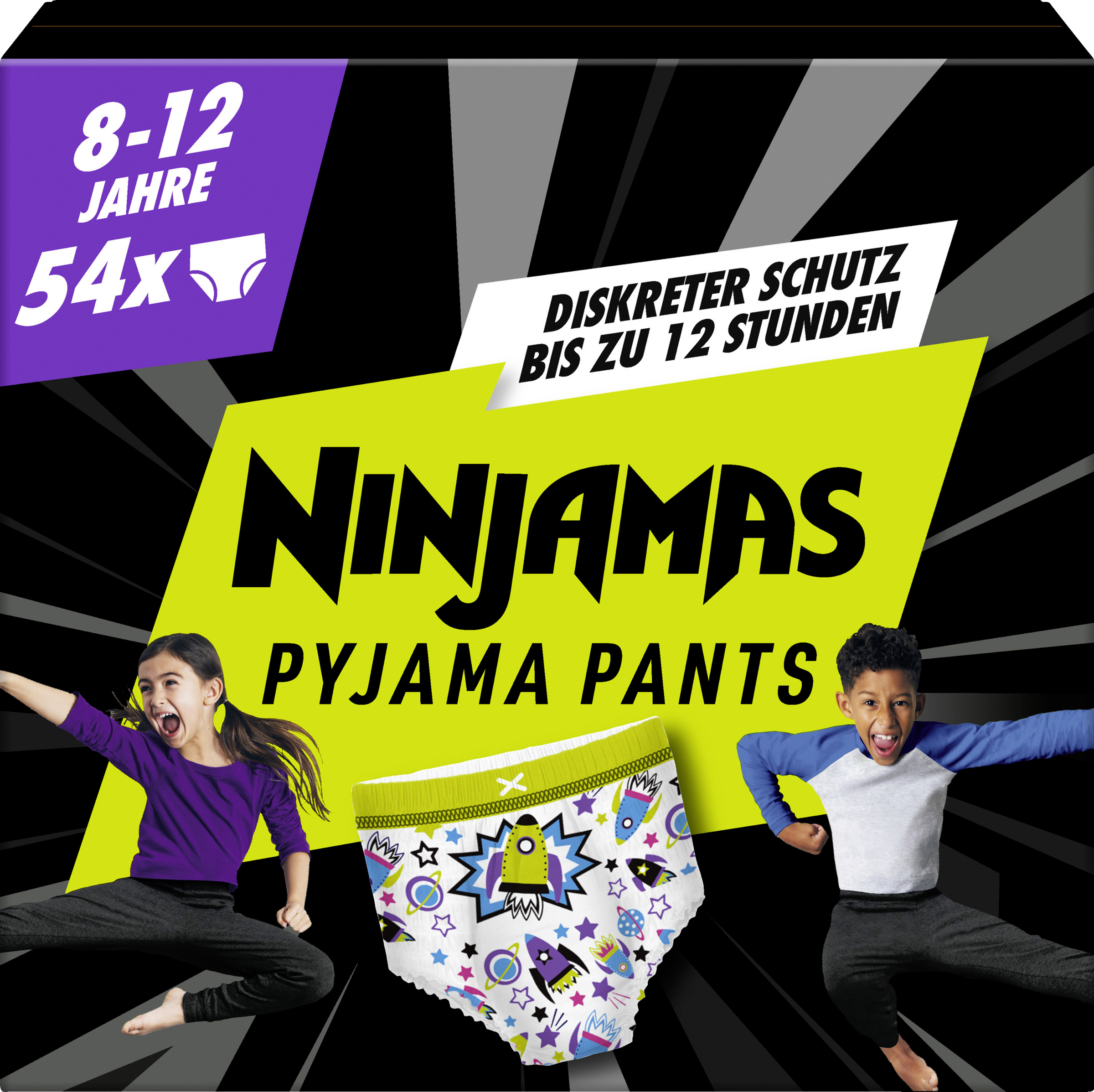 Ninjamas Pyjama Pants für Jungs 8-12 Jahre, Monatsbox