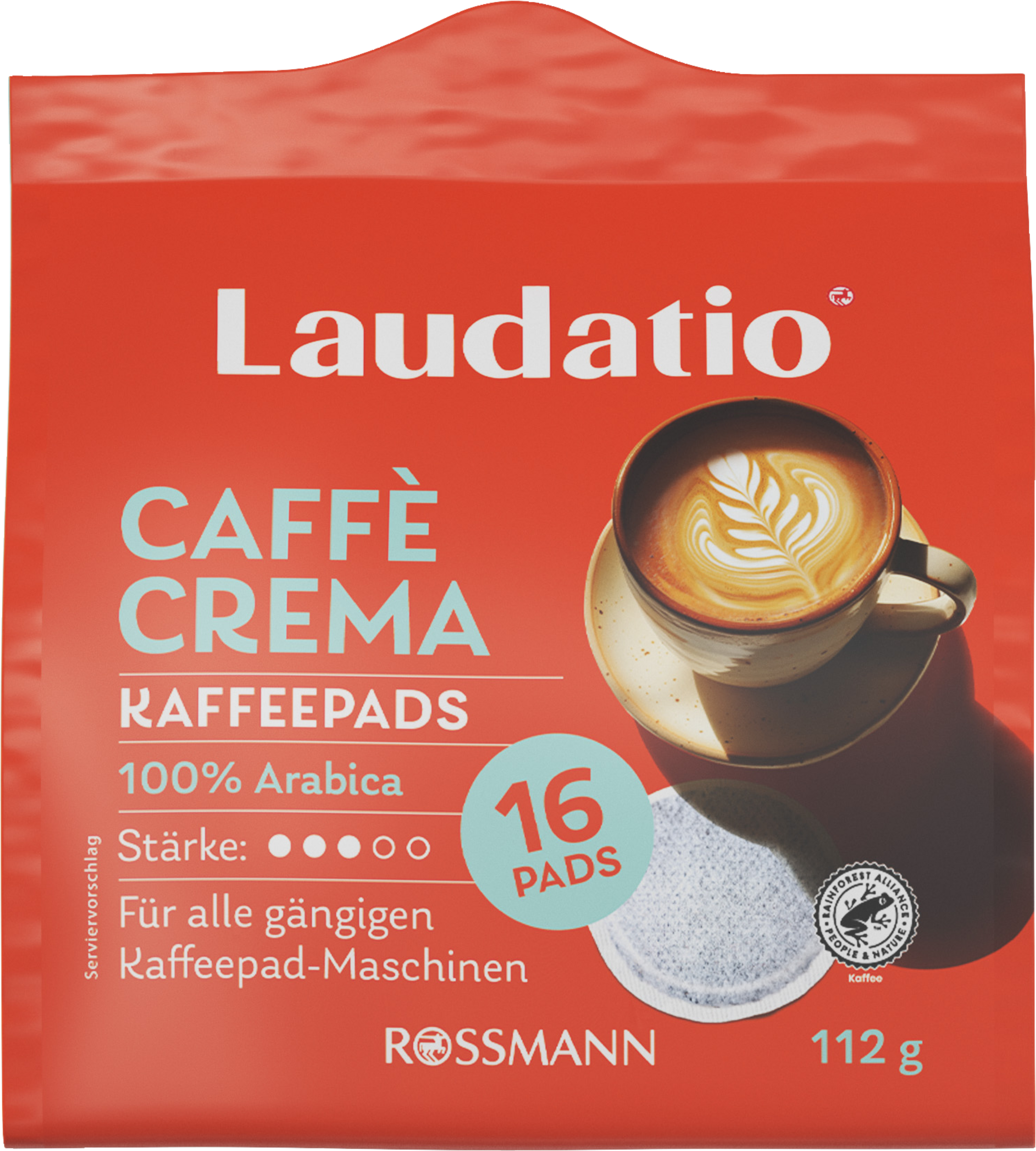 Laudatio Kaffeepads Caffe Crema