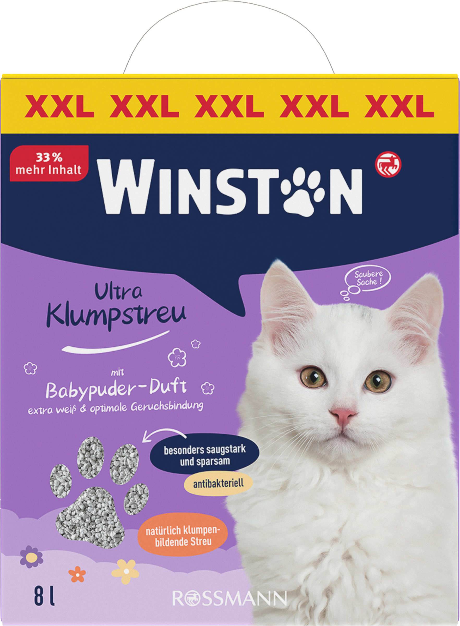 Ultra Klumpstreu mit Babypuder-Duft