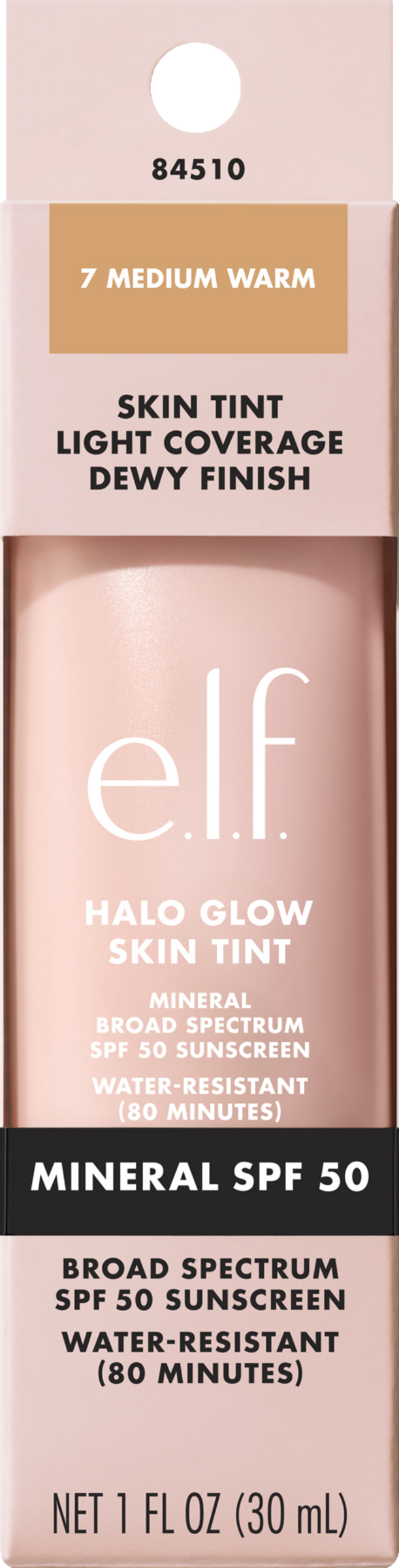 Halo Glow Skin Tint 7 Medium Warm LSF50