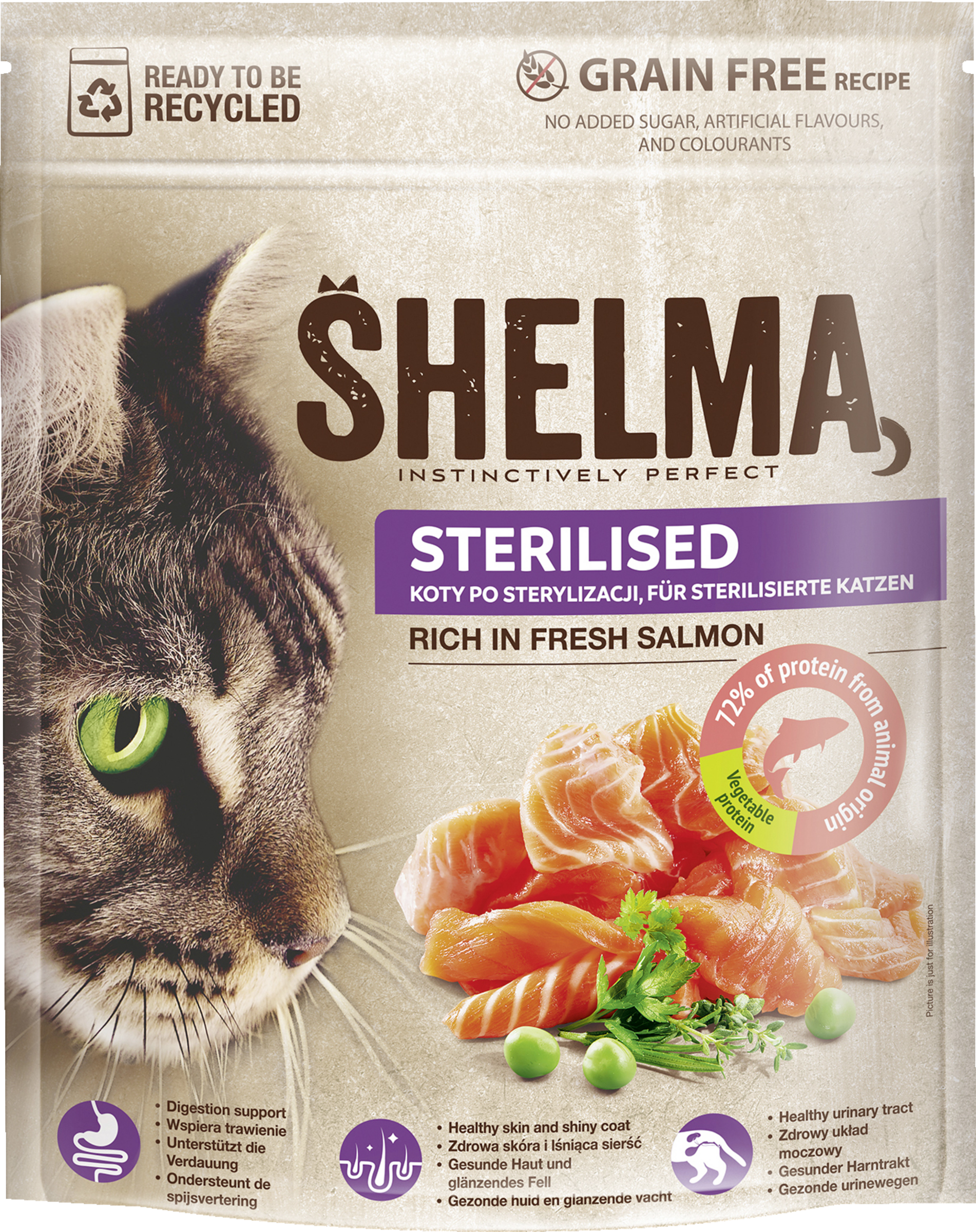Shelma Trockenfutter Sterilised Lachs