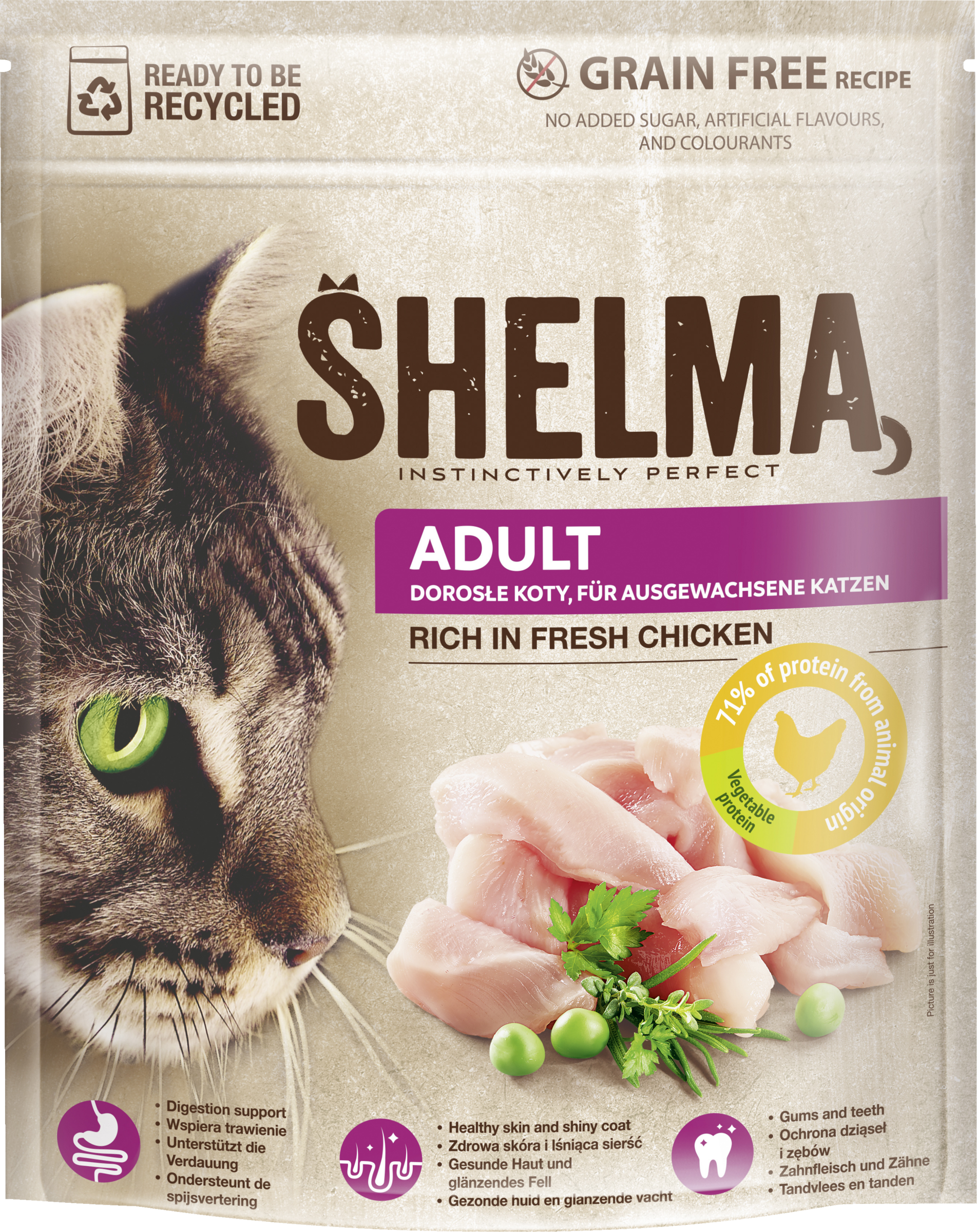 Shelma Trockenfutter Adult Huhn