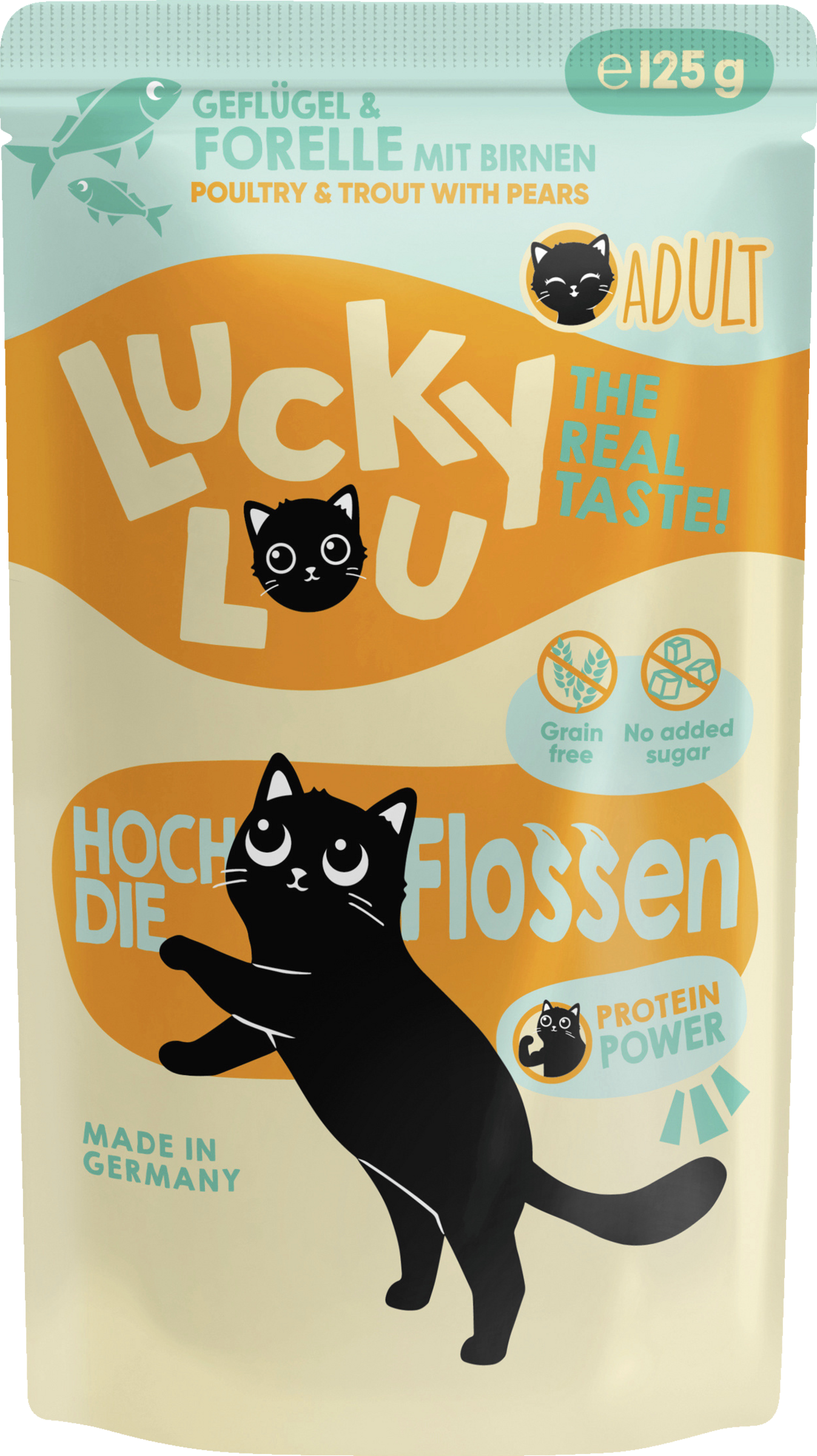Lucky Lou Adult Geflügel & Forelle mit Birne Nassfutter