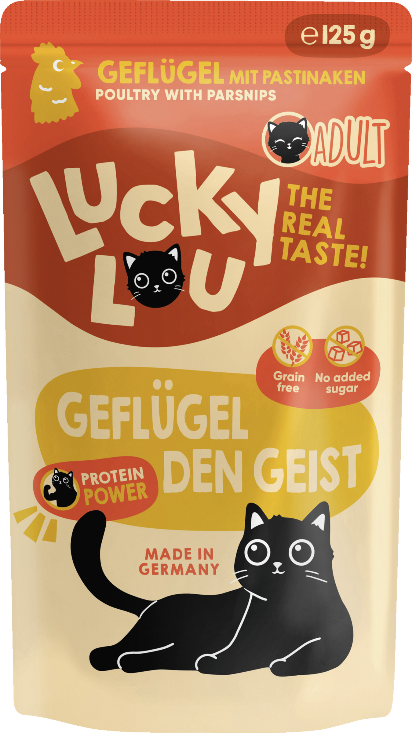 Lucky Lou Adult Geflügel mit Pastinaken Nassfutter